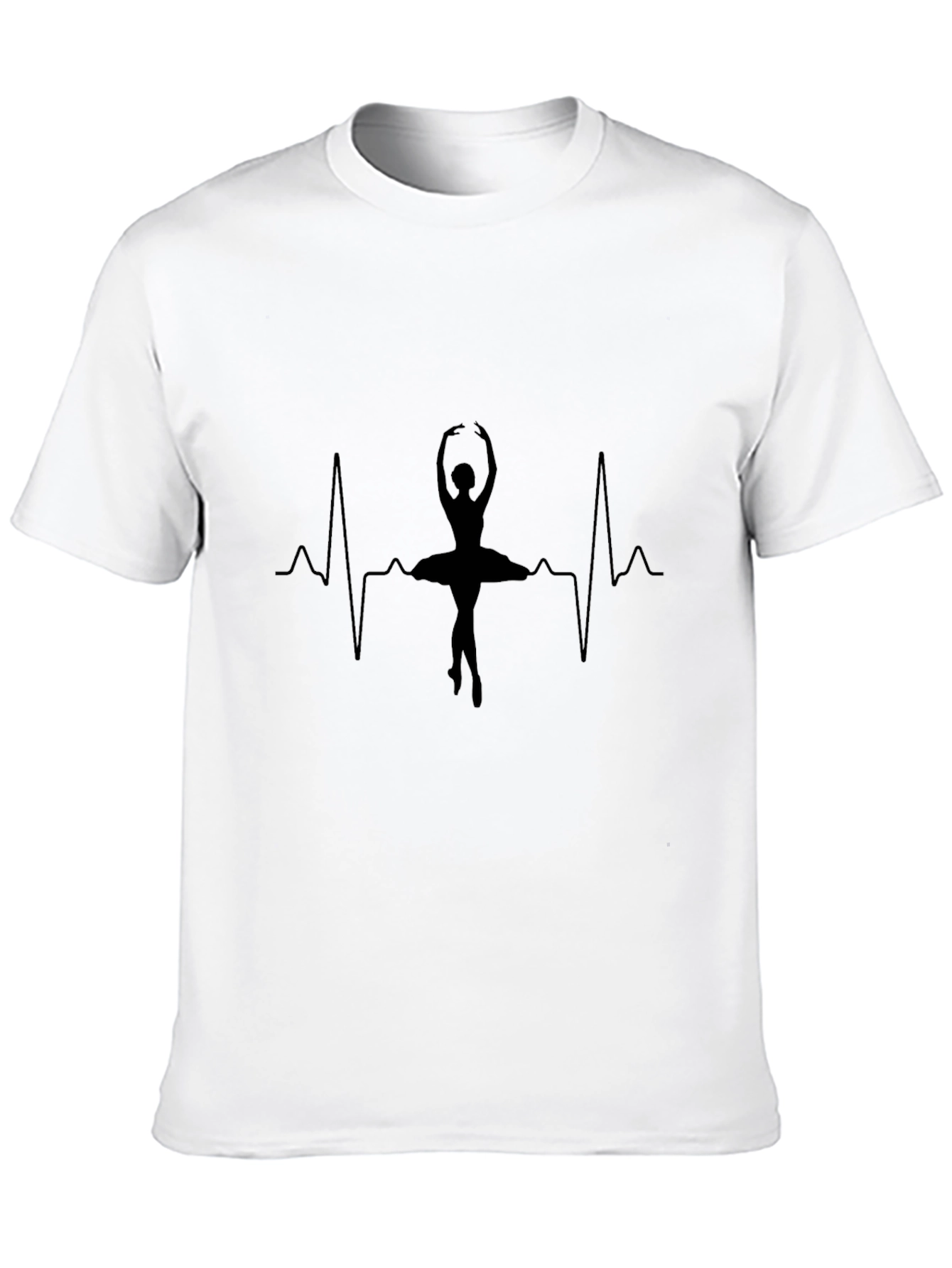 Ballet Heartbeat Black T-Shirt