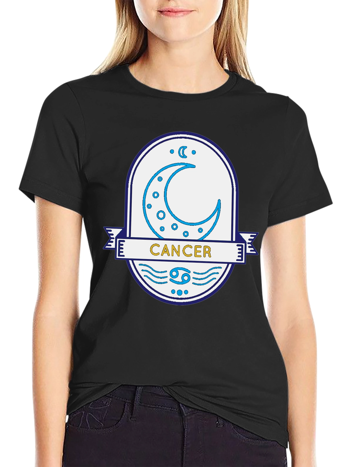 Cancer Zodiac Graphic T-Shirt - Astrology Tee