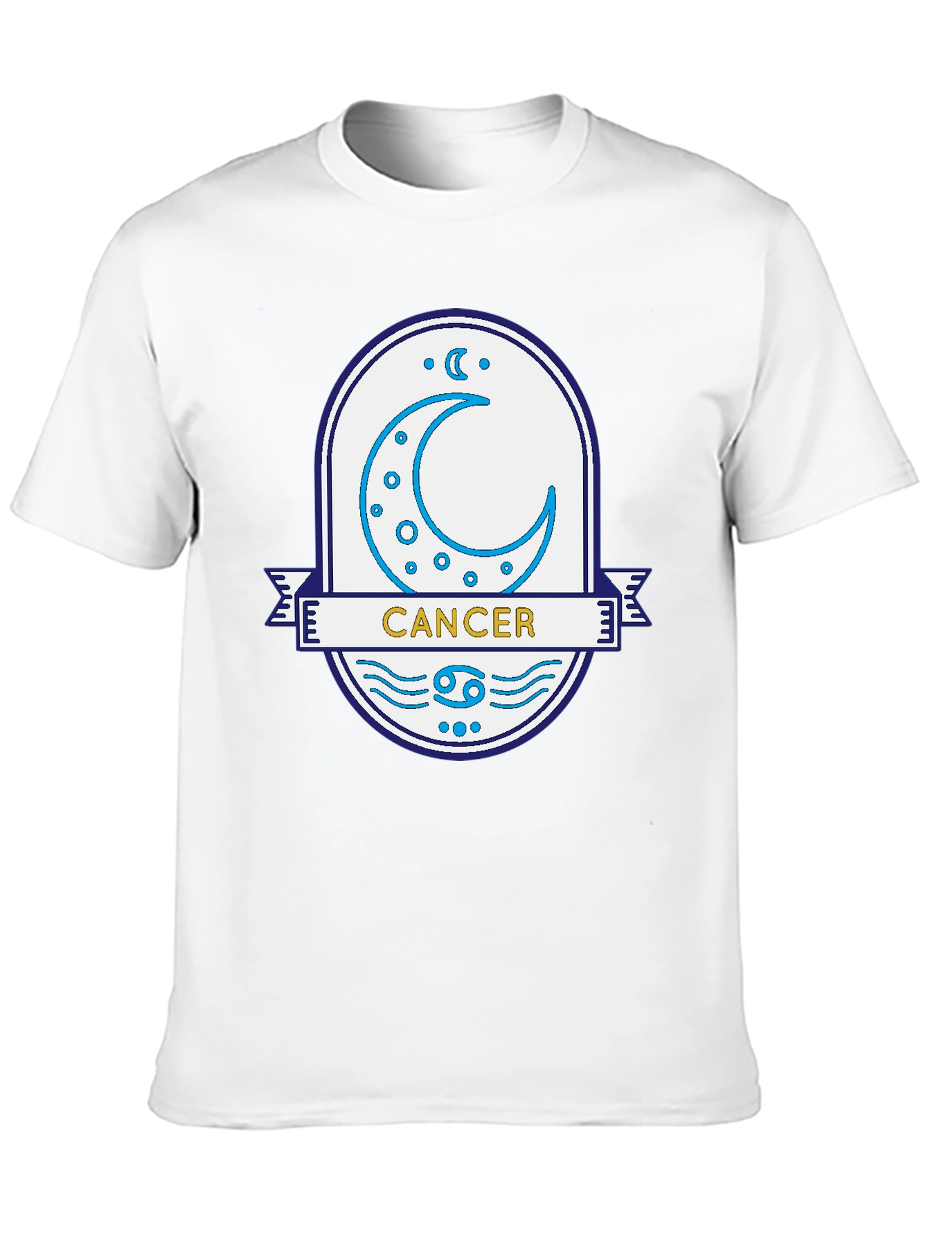 Cancer Zodiac Graphic T-Shirt - Astrology Tee