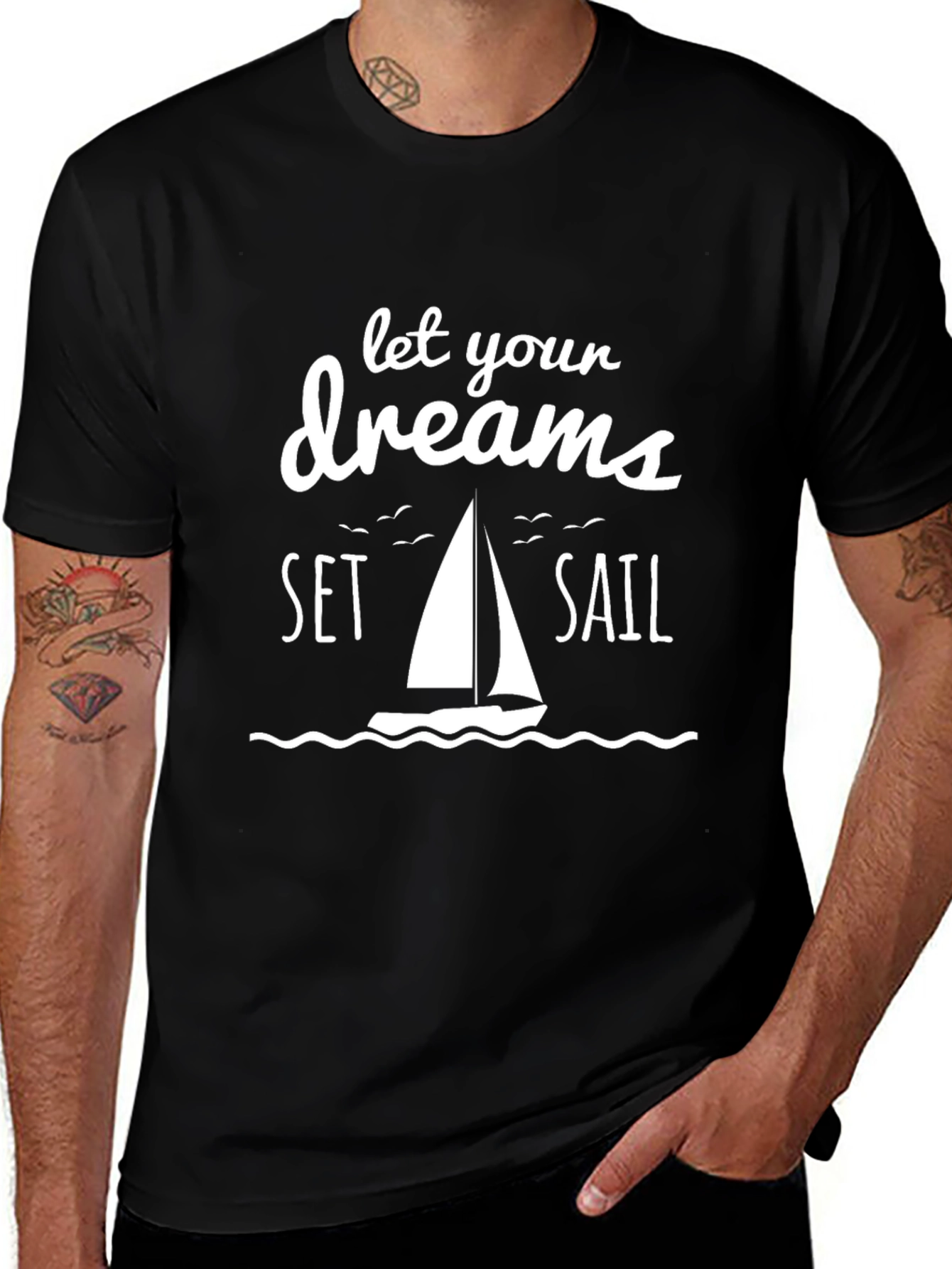 Let Your Dreams Set Sail Graphic Tee