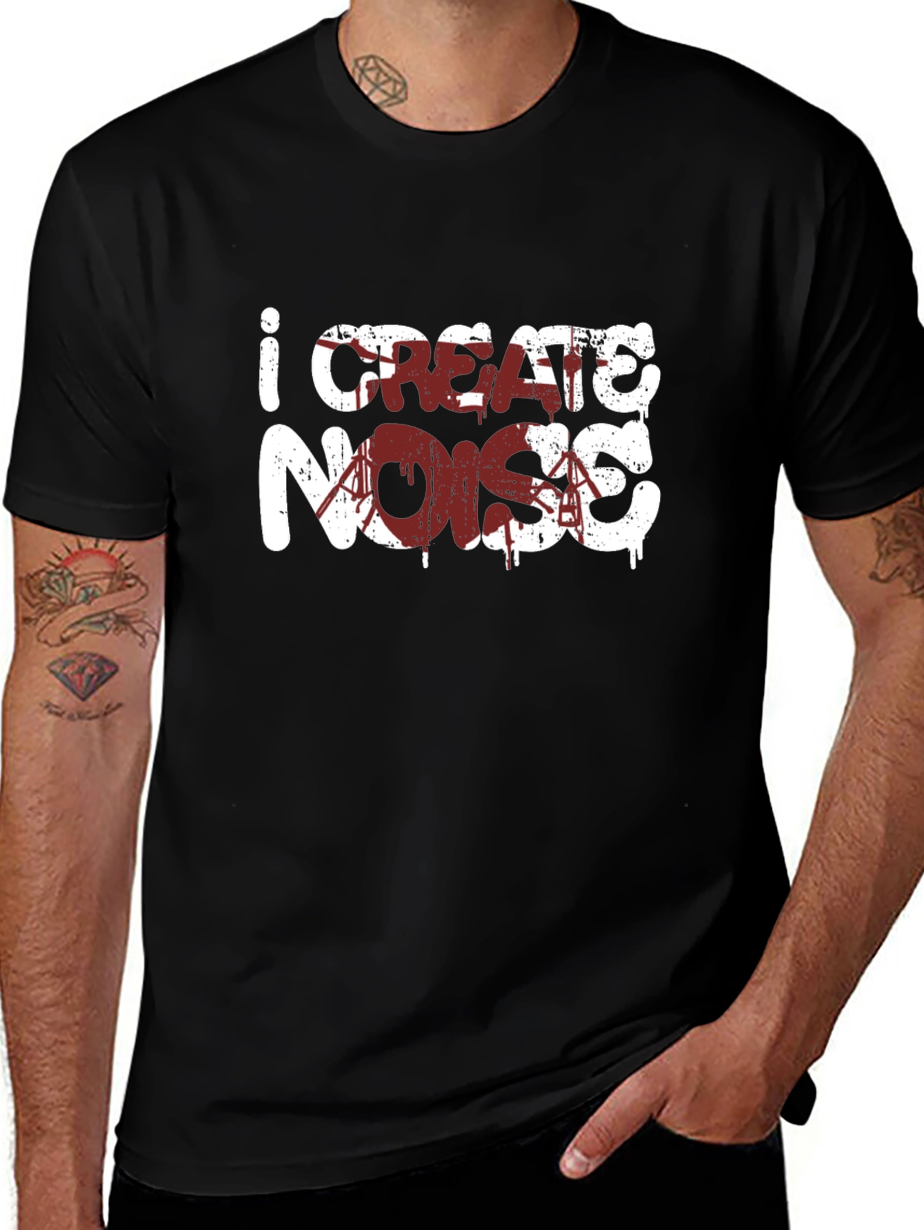 I Create Noise Graphic T-Shirt
