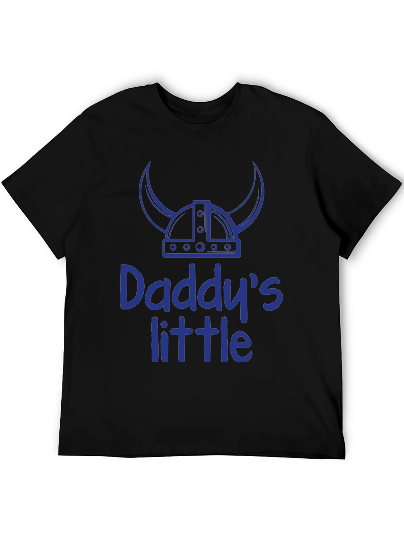 Daddys Little Viking T-Shirt - Blue Print