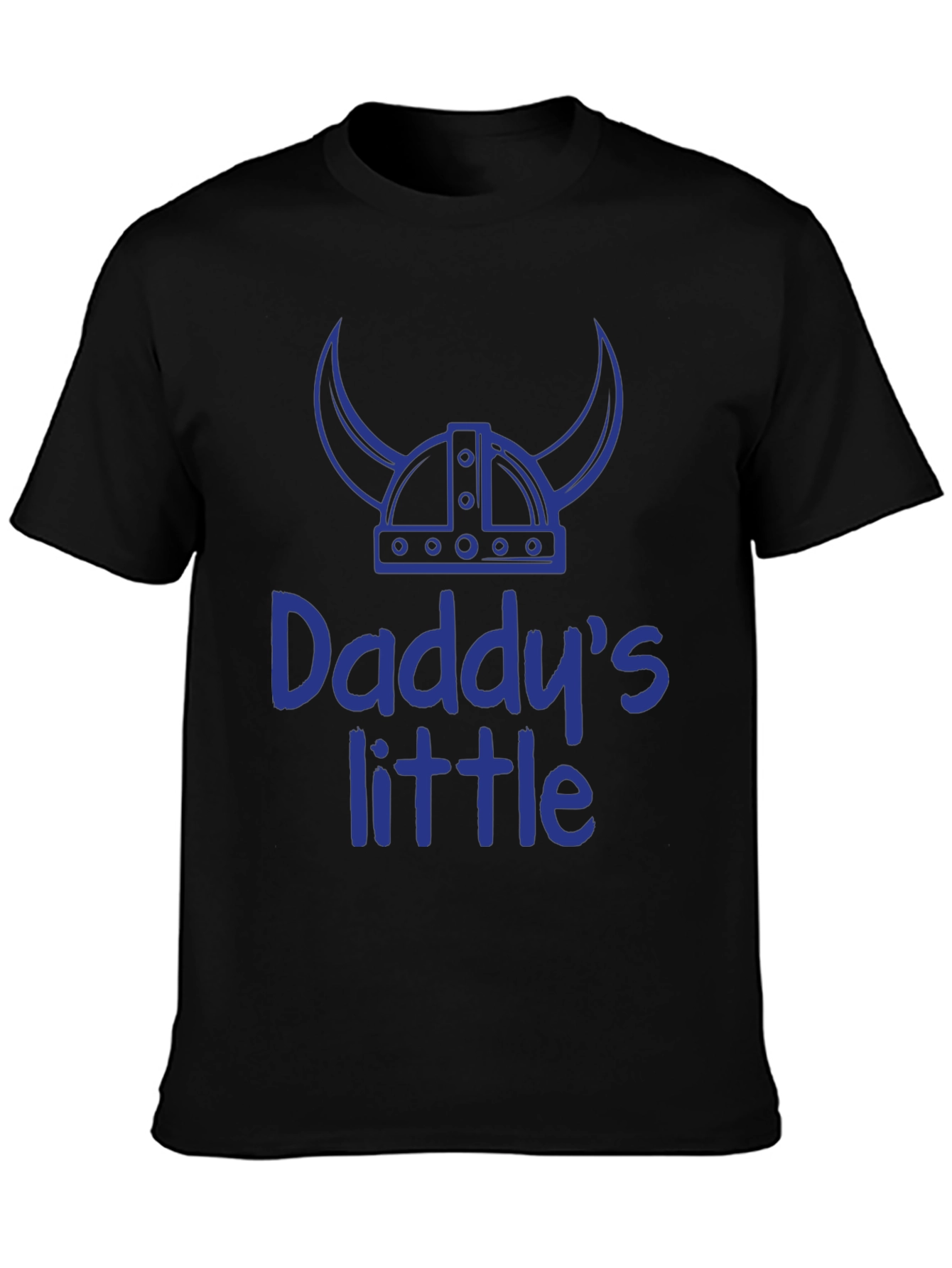 Daddys Little Viking T-Shirt - Blue Print