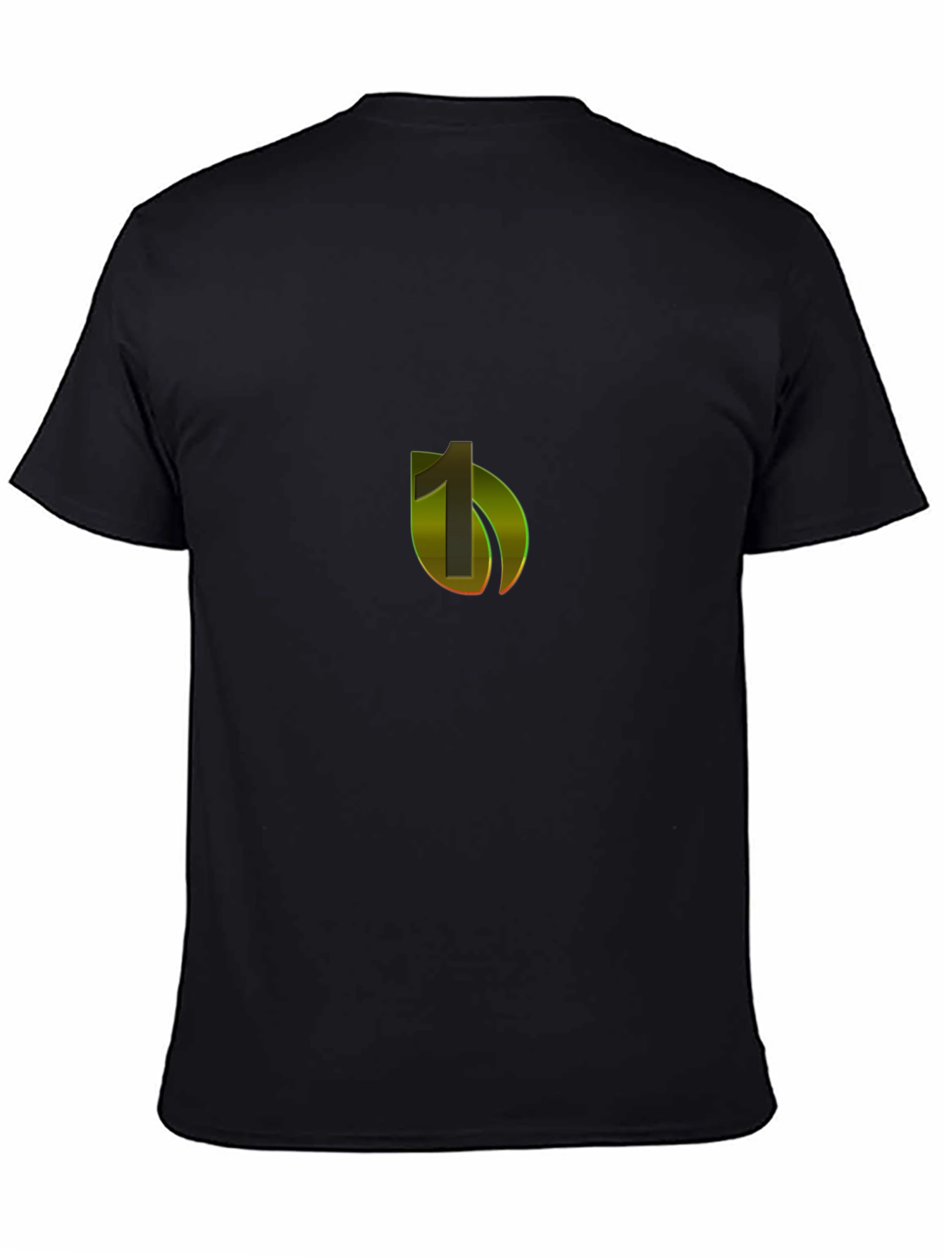 Stylish Black T-Shirt with Modern Logo