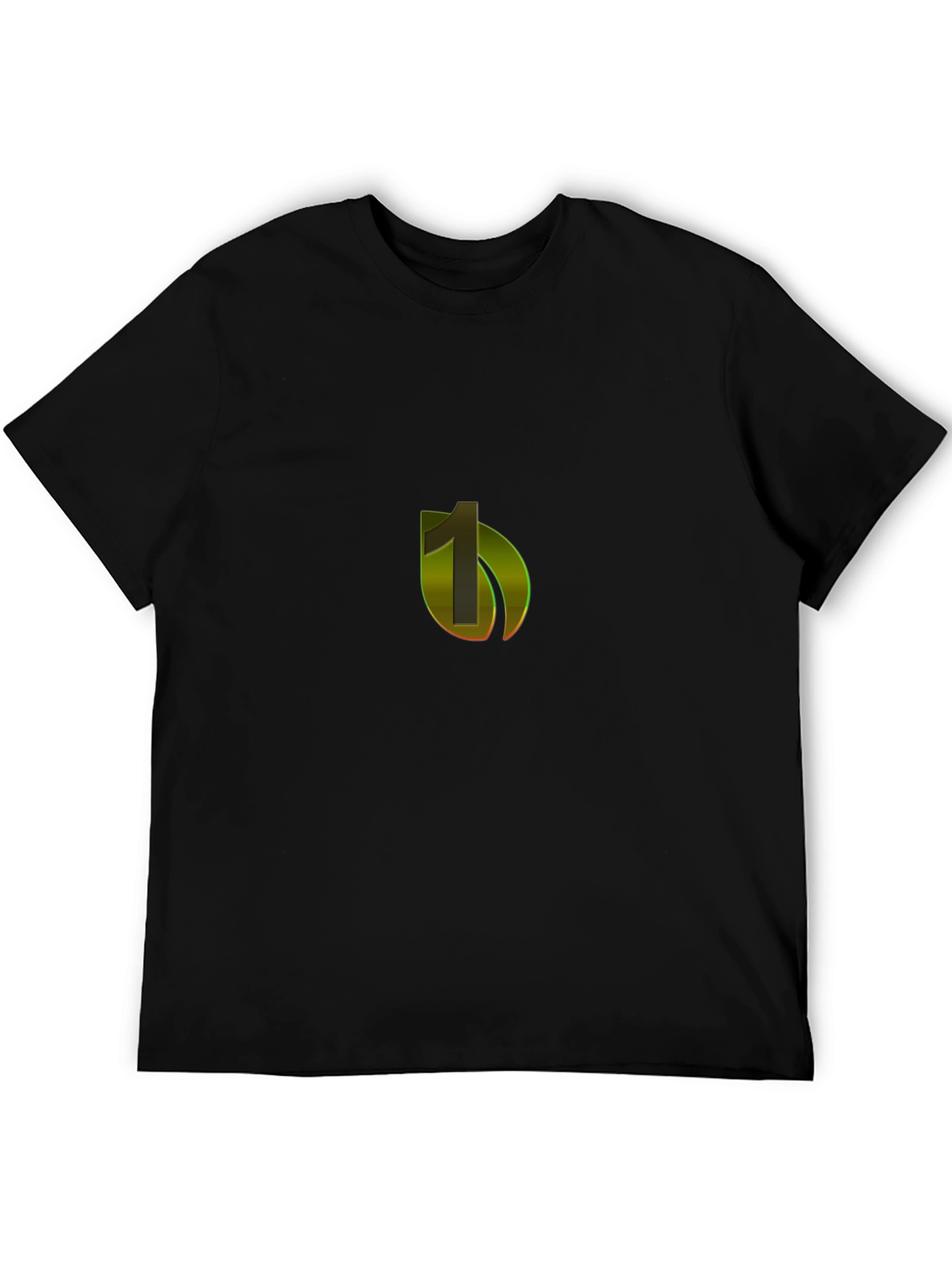 Stylish Black T-Shirt with Modern Logo