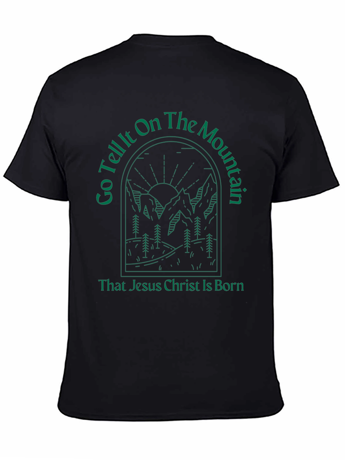 Go Tell It On the Mountain Christmas Tee