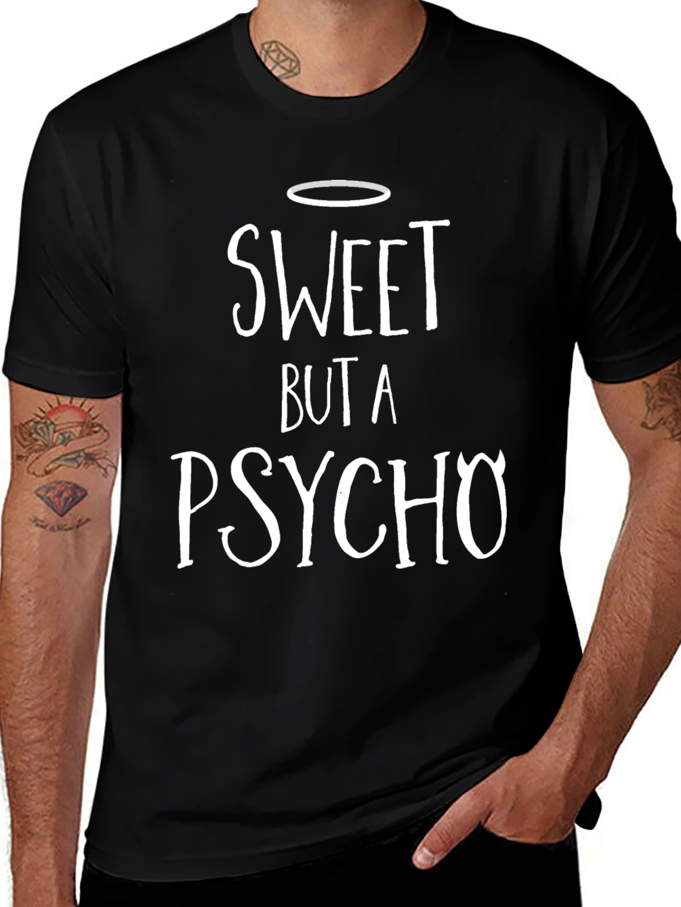 Sweet But a Psycho Mens Graphic Tee