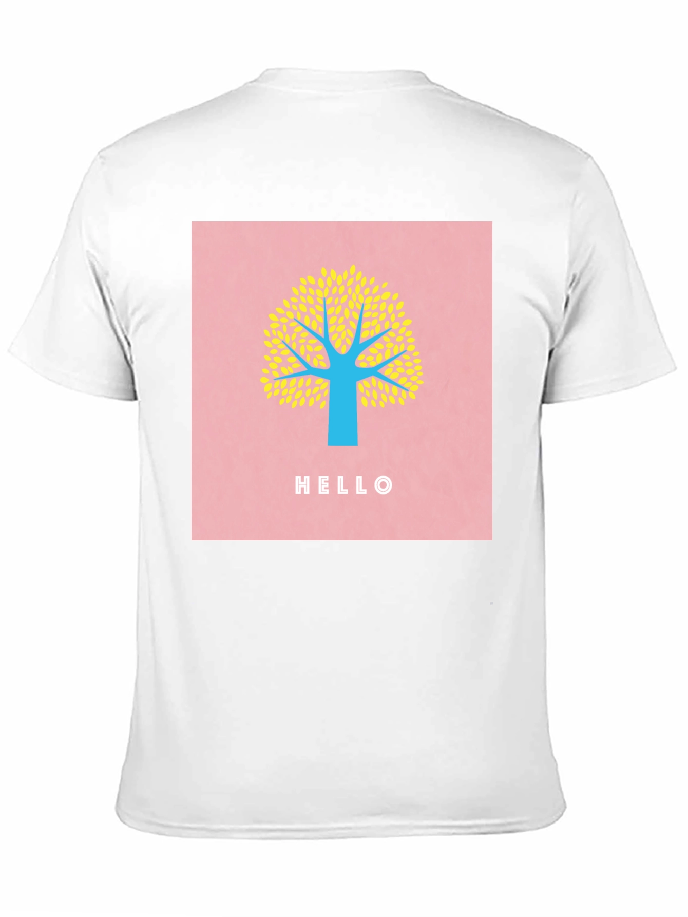 Stylish Tree Graphic Tee - Black