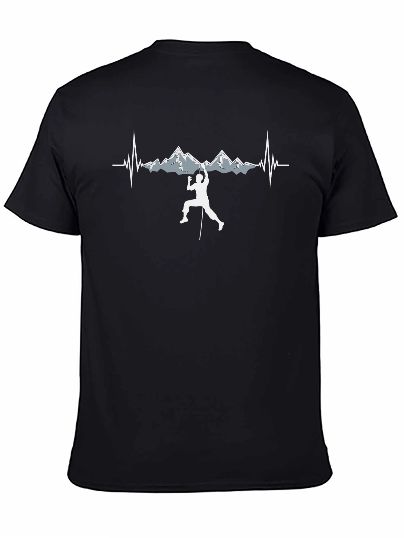 Mountain Climber Heartbeat T-Shirt