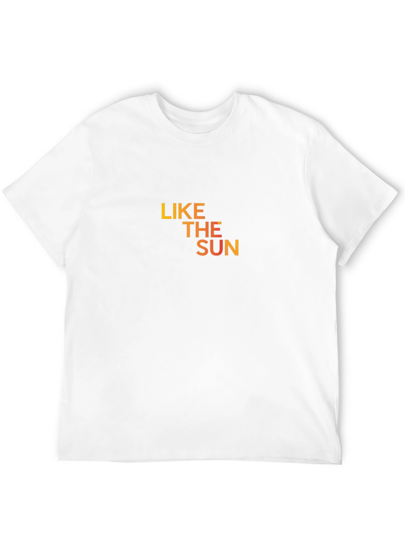 Like the Sun Graphic Tee - Black Cotton T-Shirt