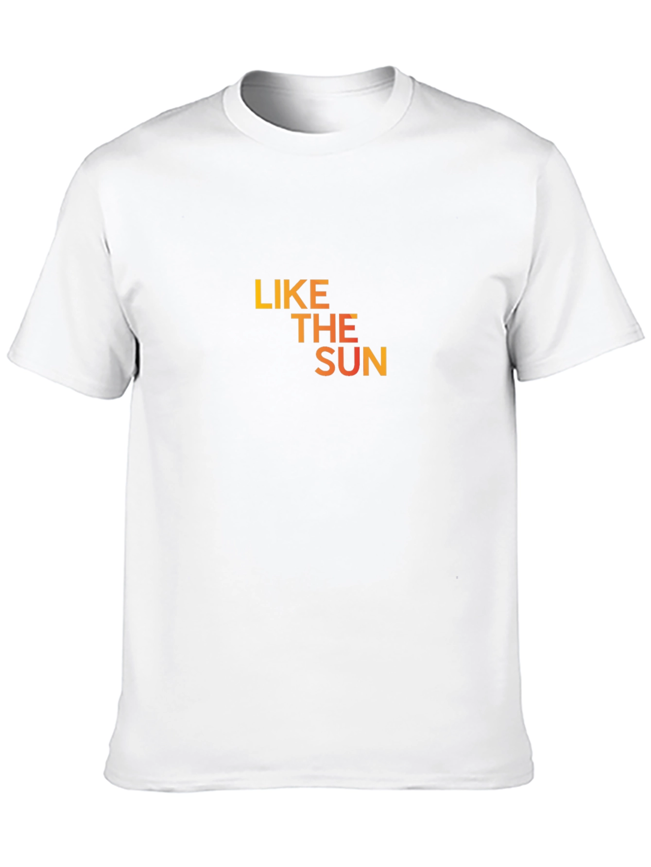 Like the Sun Graphic Tee - Black Cotton T-Shirt