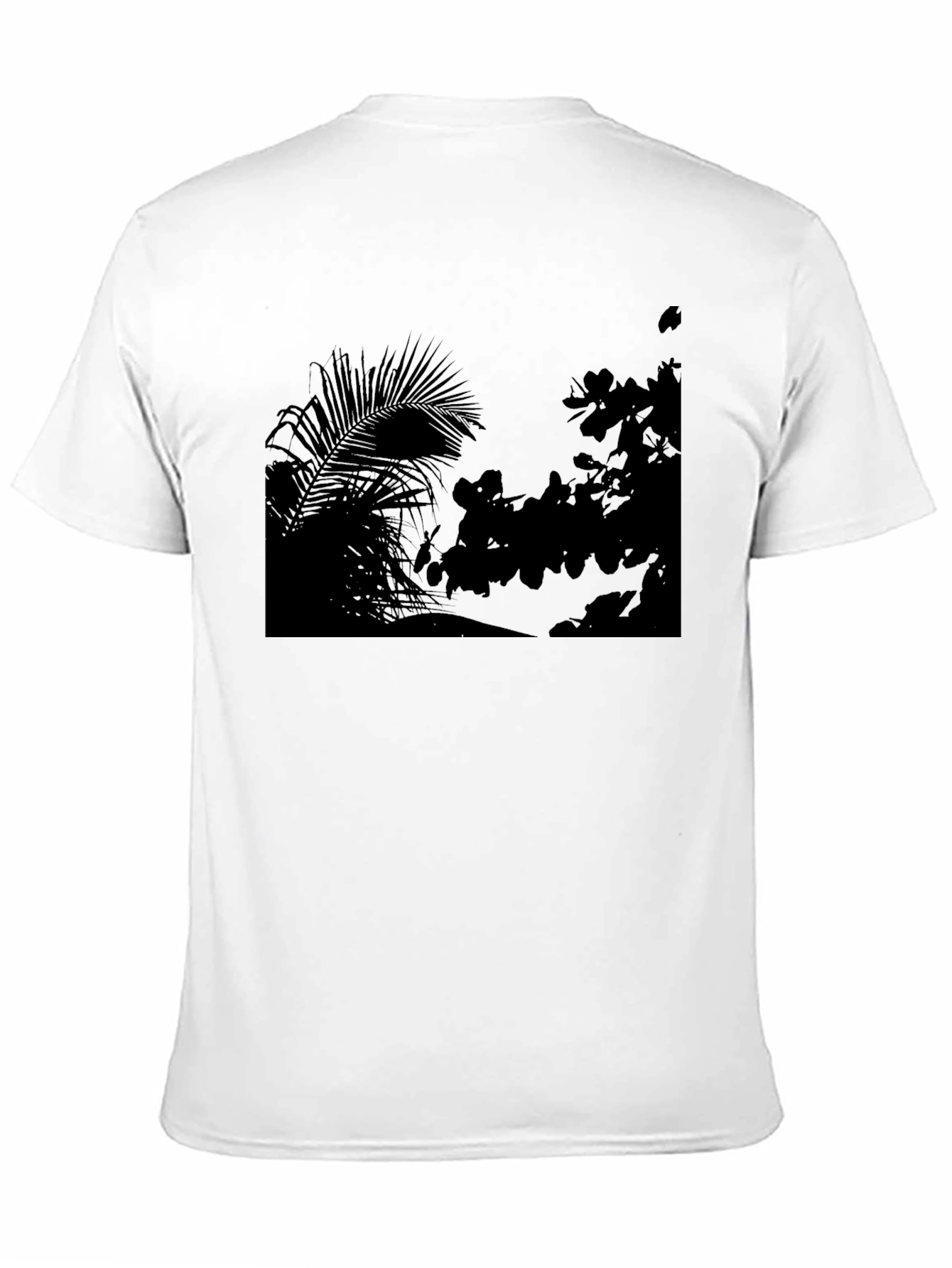Silhouette Palms Tee - Modern Graphic Print T-Shirt