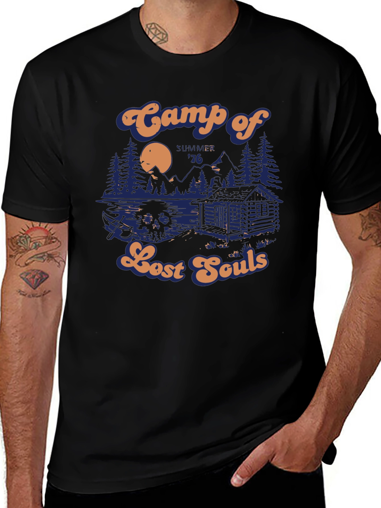 Camp of Lost Souls T-Shirt - Retro Summer 76
