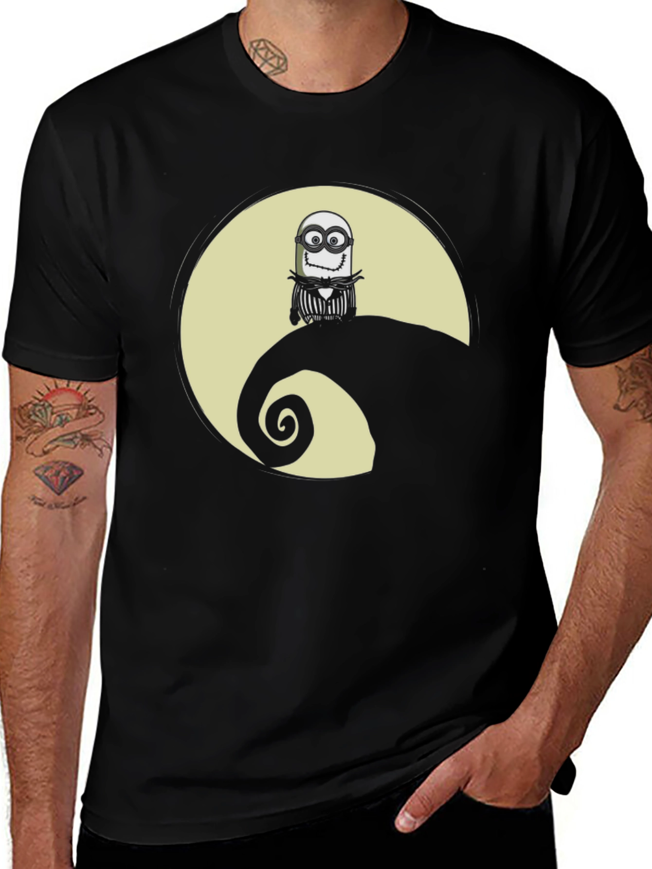 Minion Jack Skellington Graphic Tee