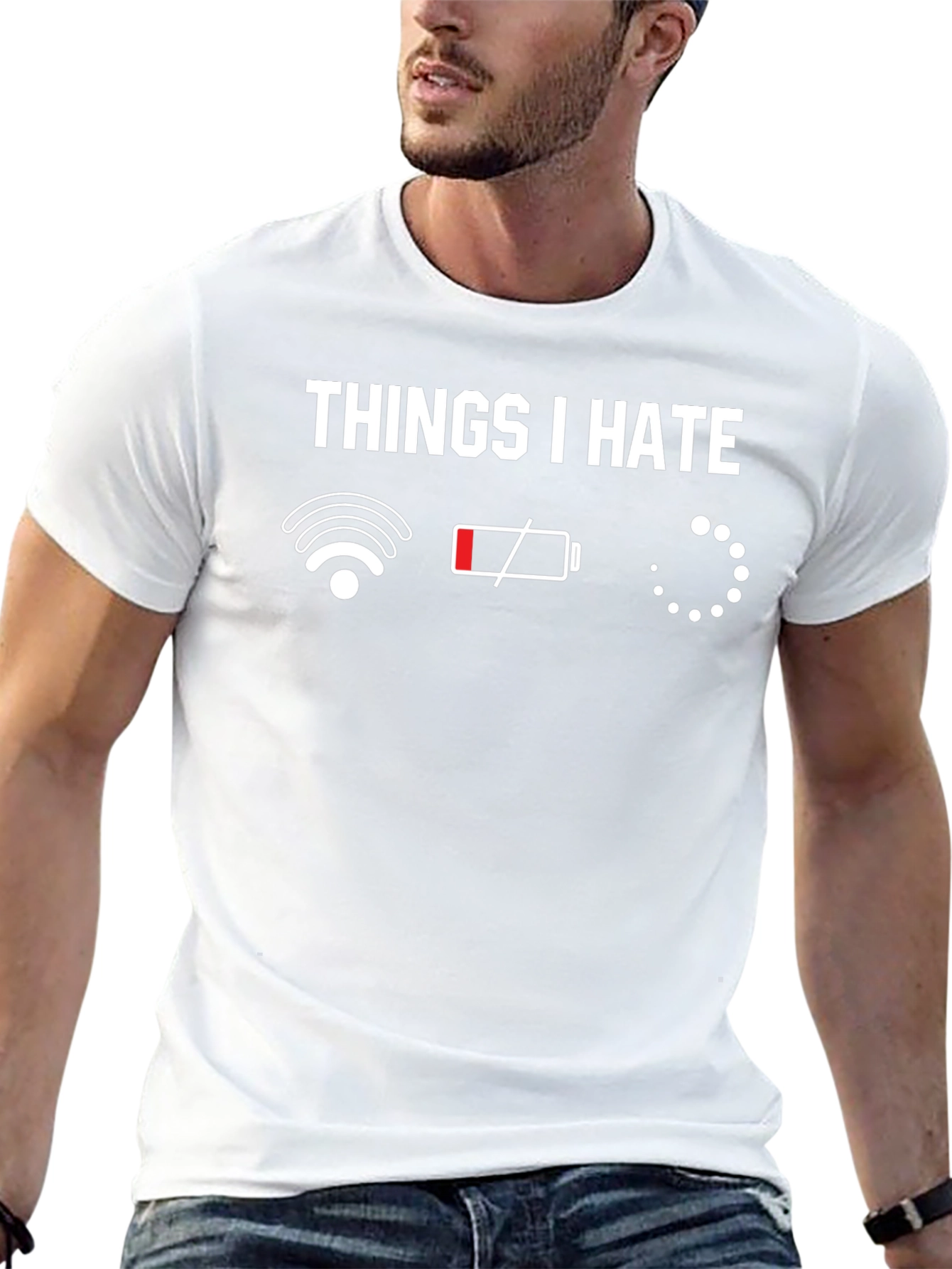 Things I Hate Graphic T-Shirt - Black