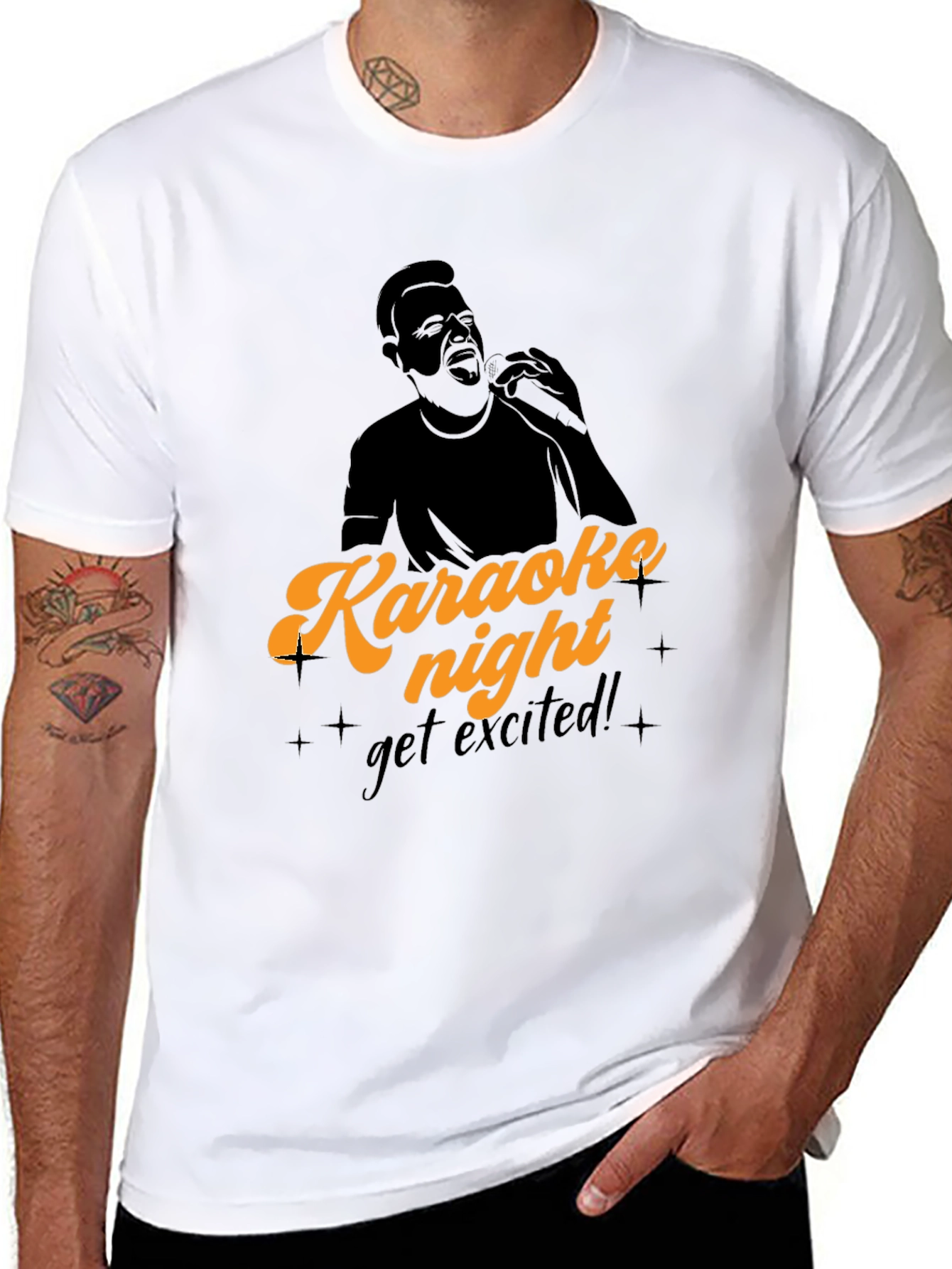 Karaoke Night T-Shirt - Get Excited!