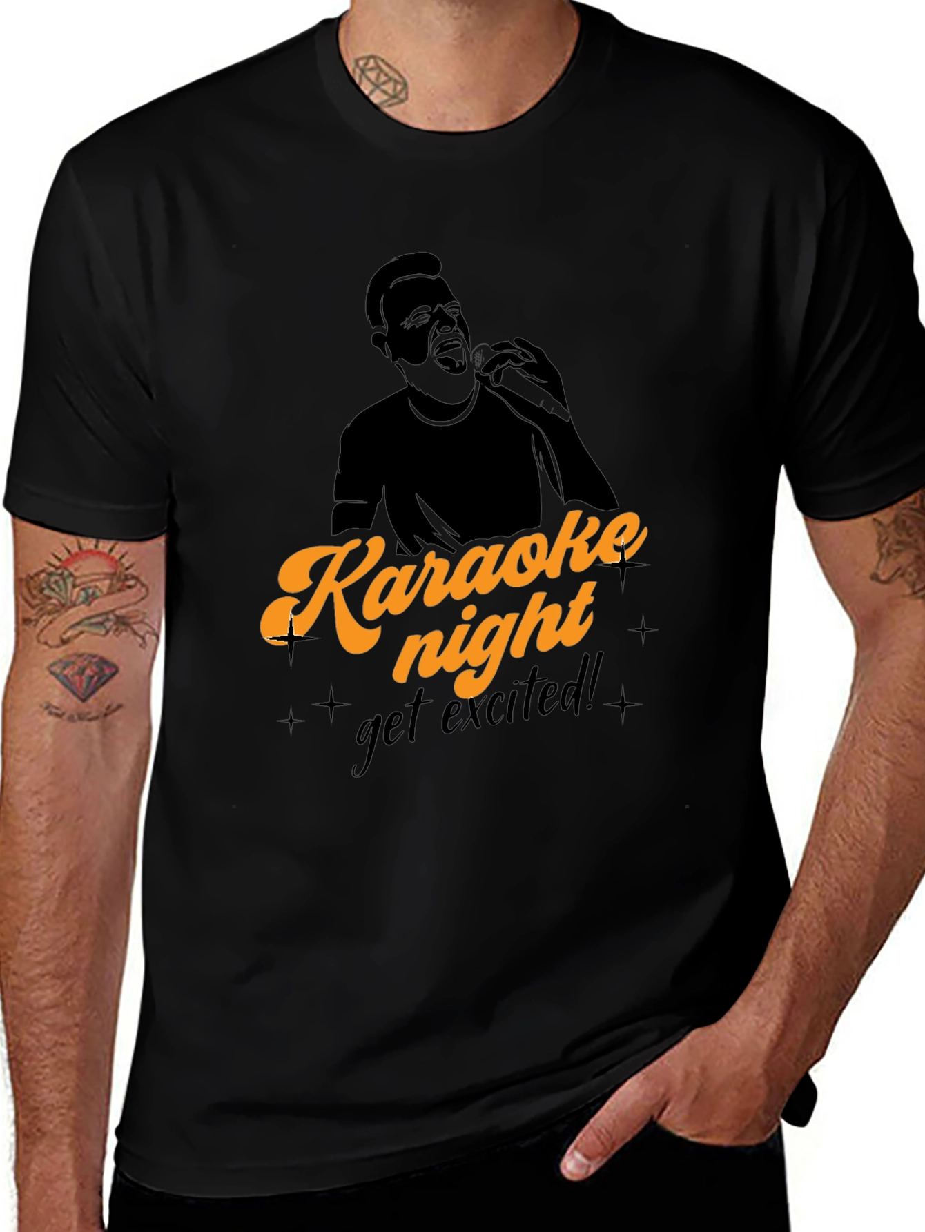 Karaoke Night T-Shirt - Get Excited!