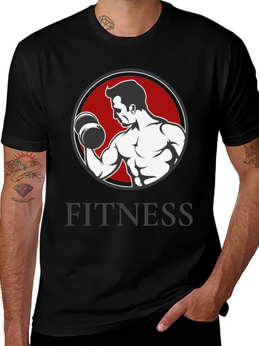 Fitness Graphic Tee - Gym Workout Shirt