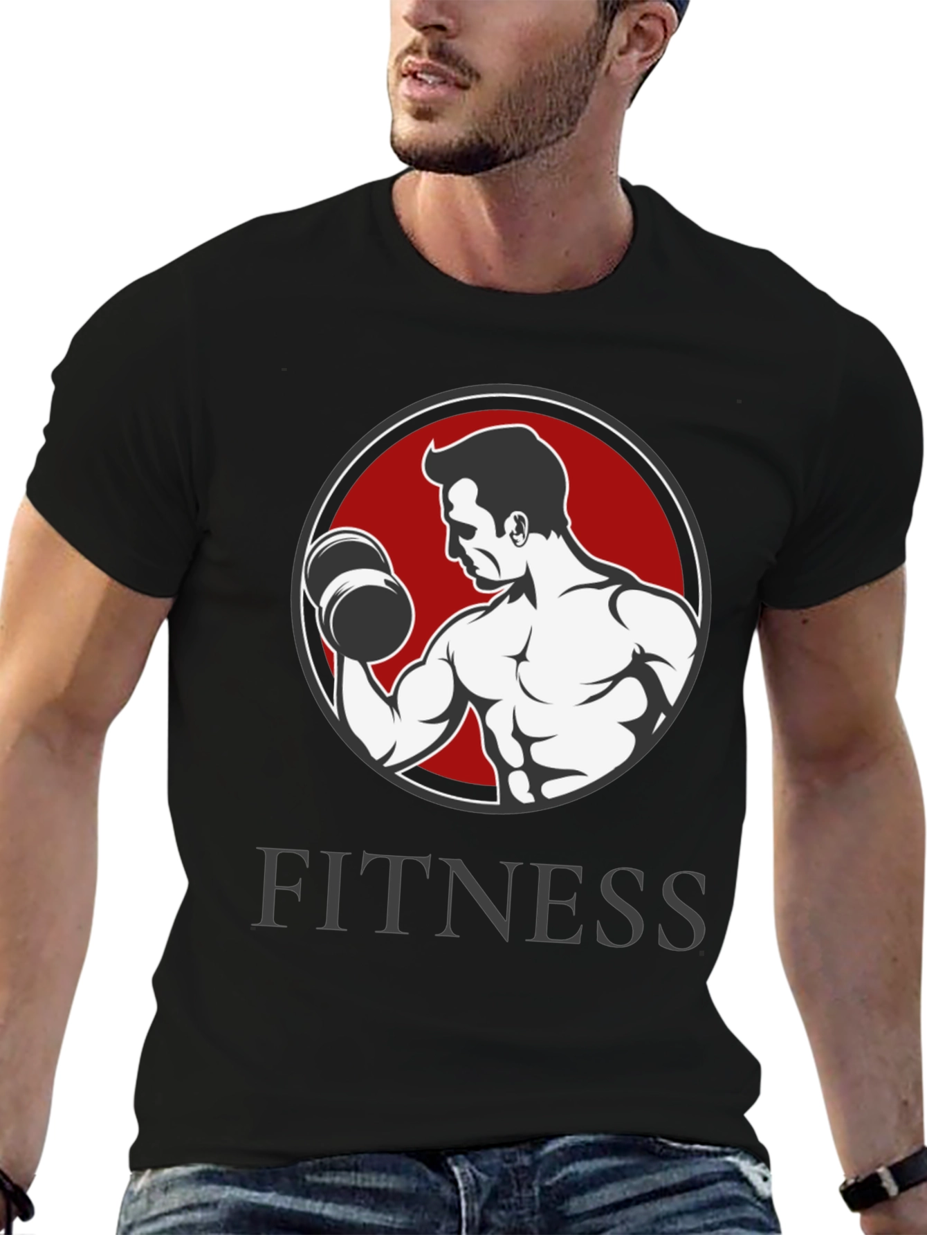 Fitness Graphic Tee - Gym Workout Shirt