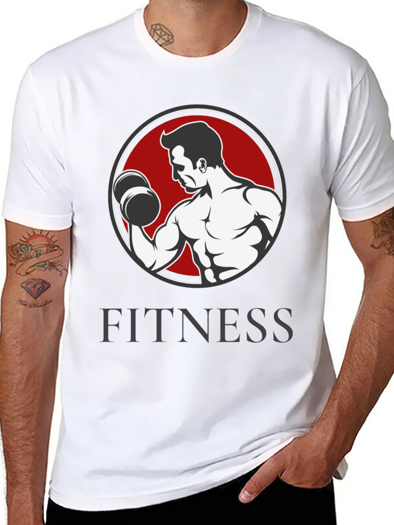 Fitness Graphic Tee - Gym Workout Shirt