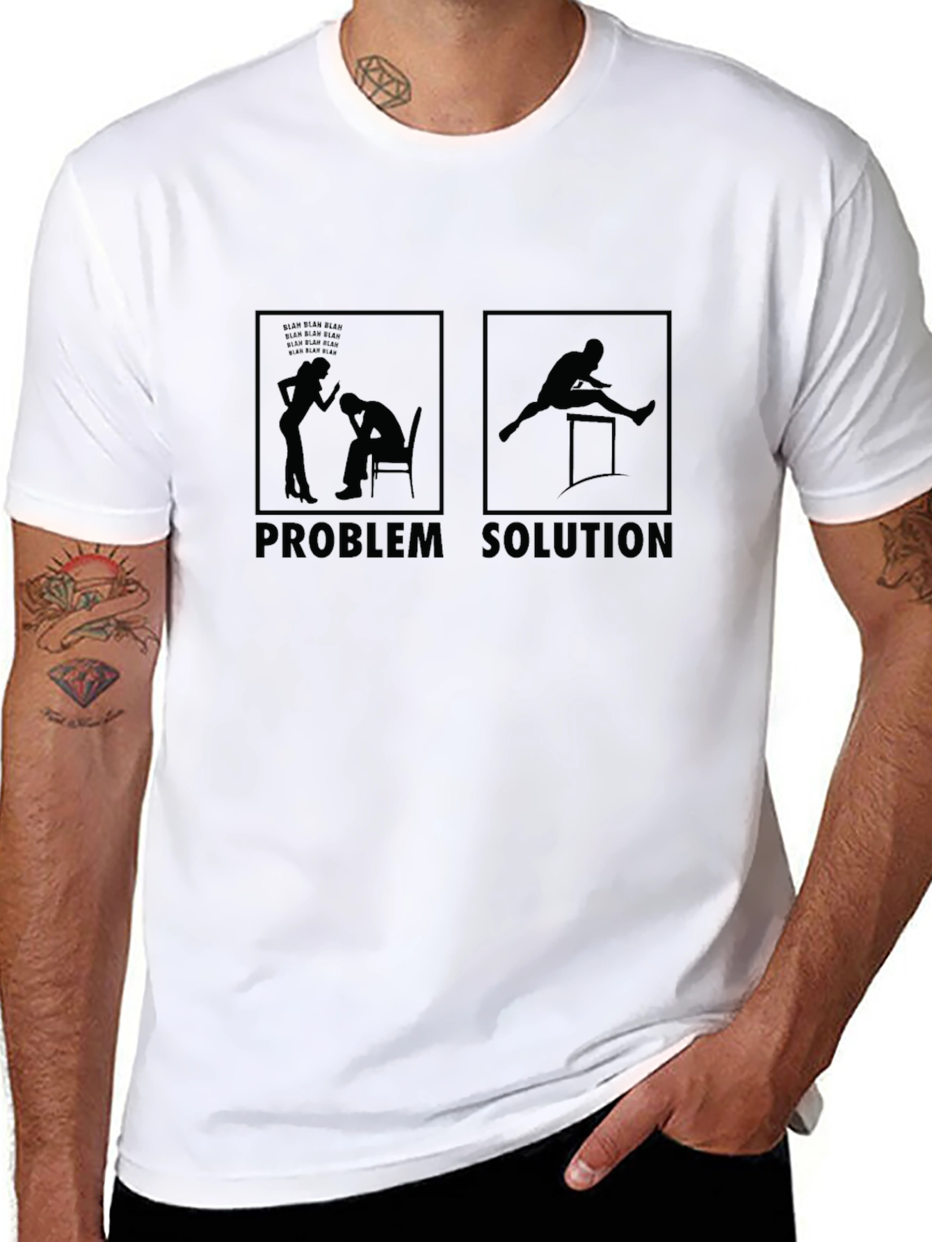 Problem Solution T-Shirt | Funny Graphic Tee