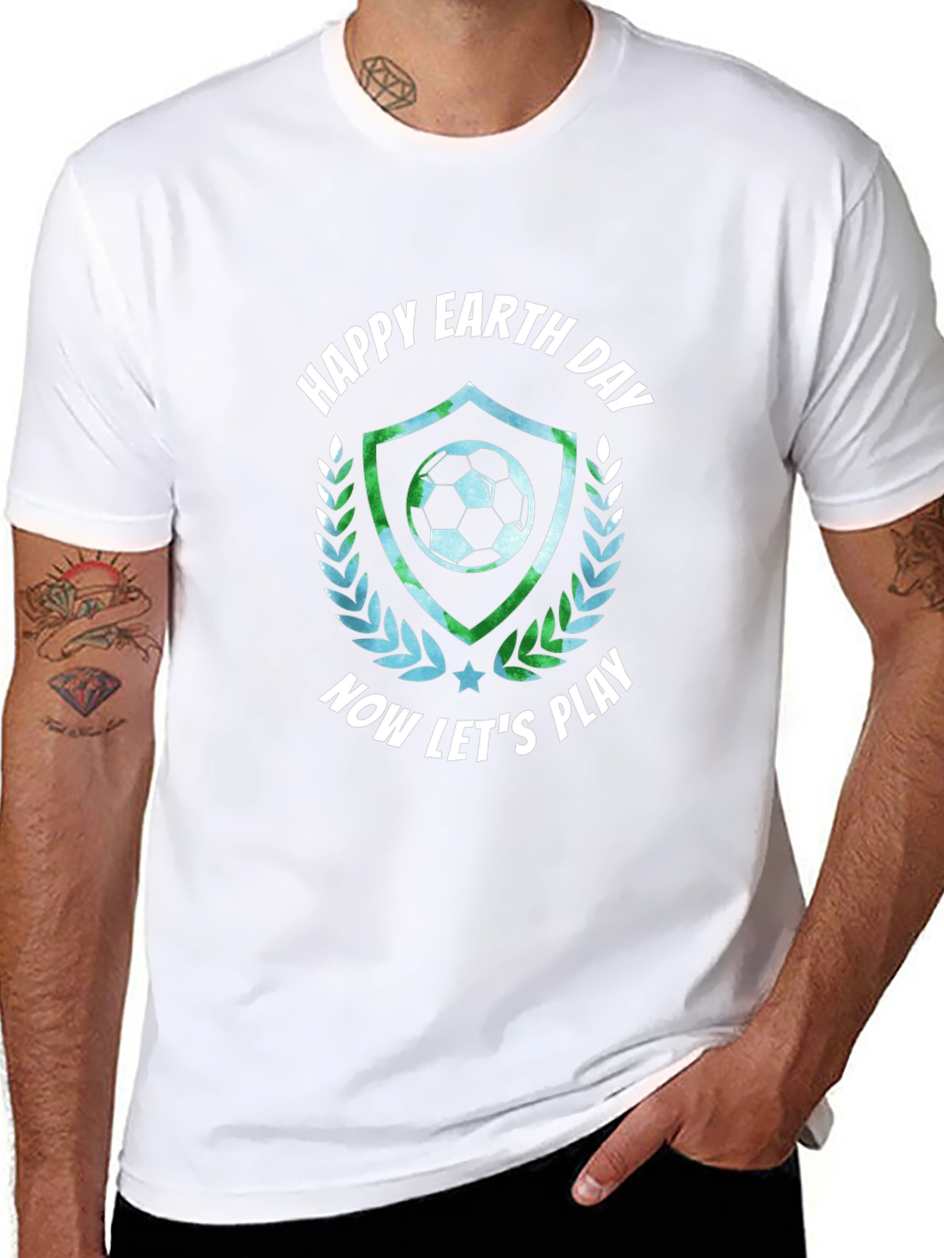 Happy Earth Day Soccer T-Shirt - Now Lets Play