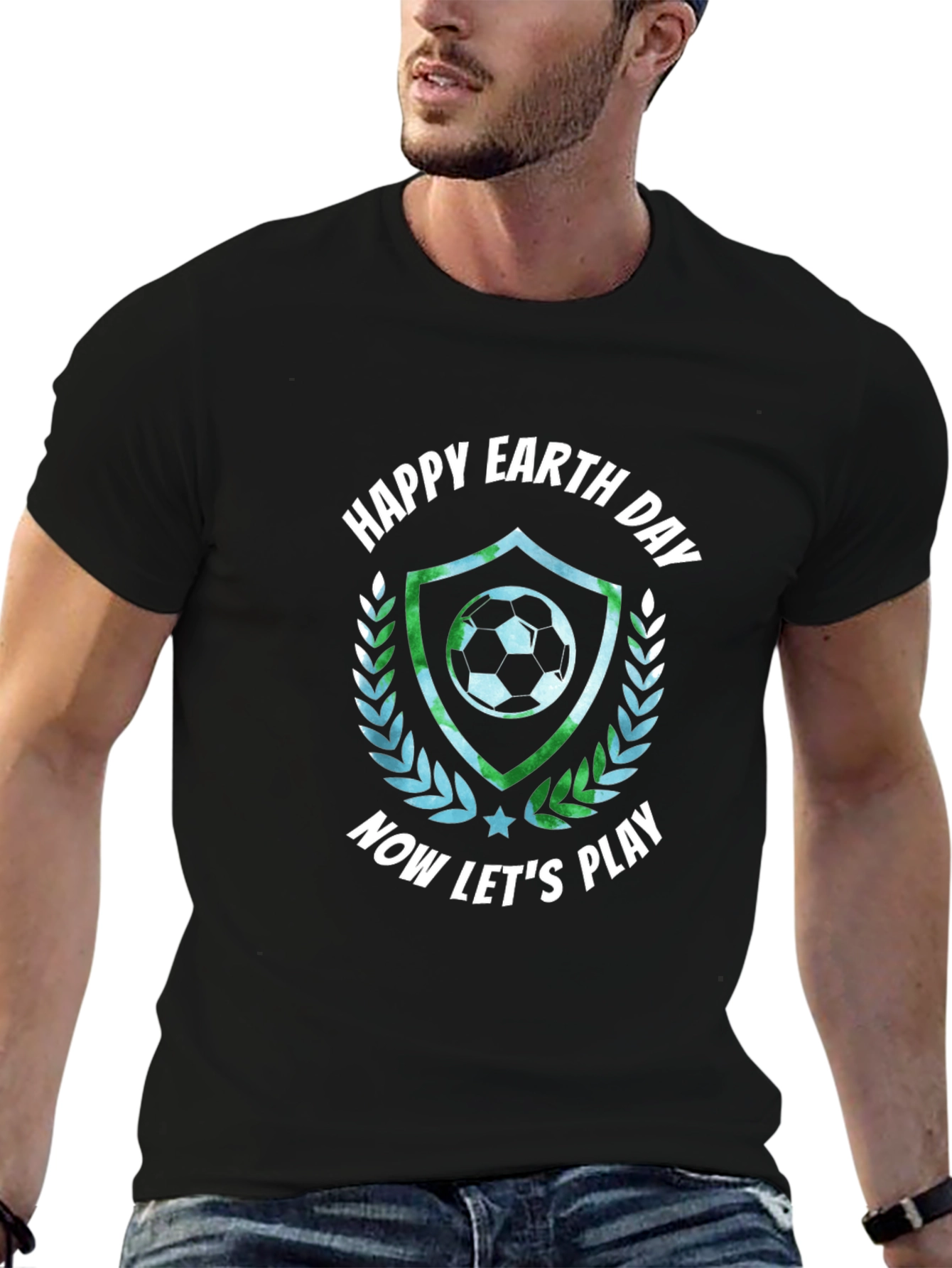 Happy Earth Day Soccer T-Shirt - Now Lets Play