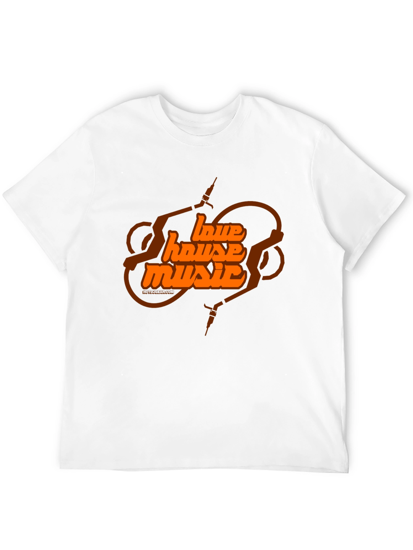 Love House Music Black Graphic T-Shirt