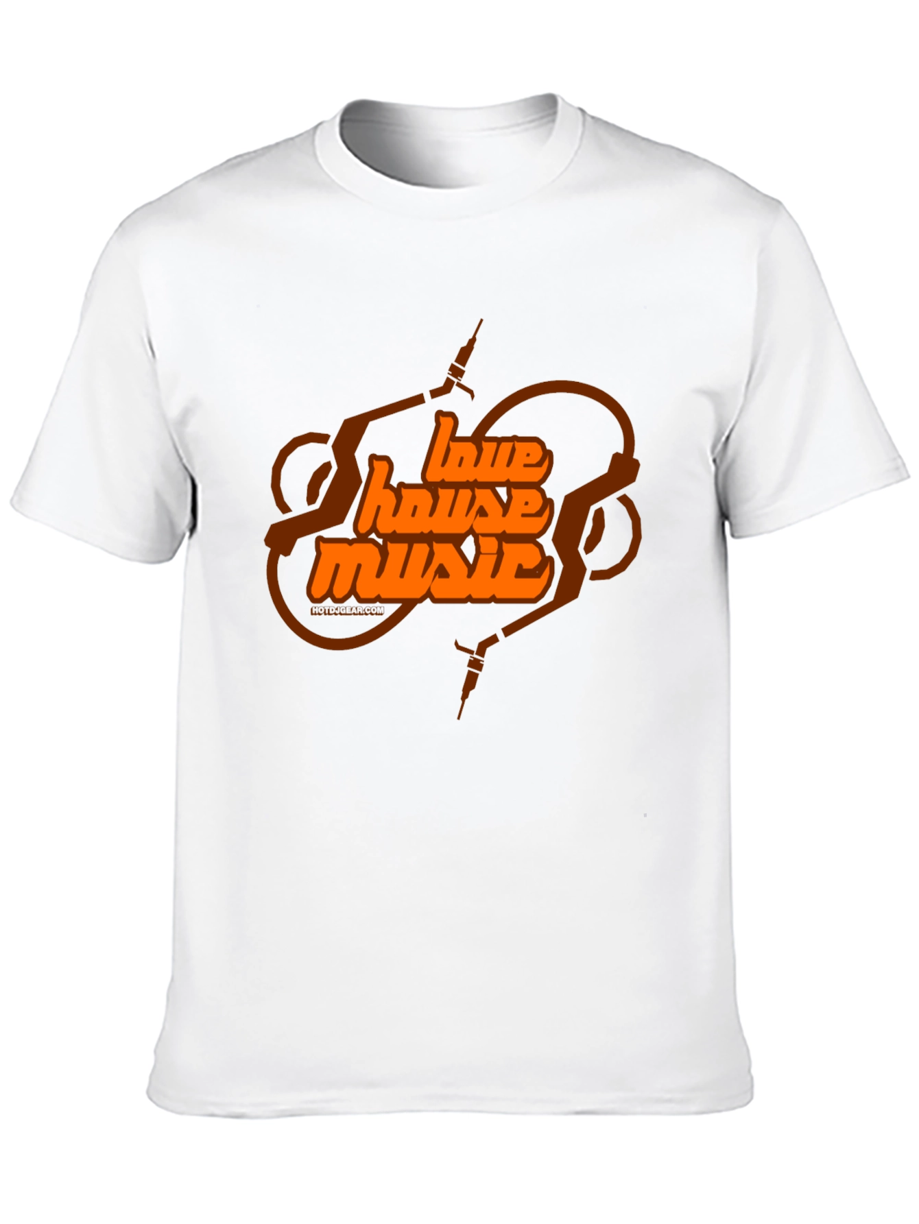 Love House Music Black Graphic T-Shirt