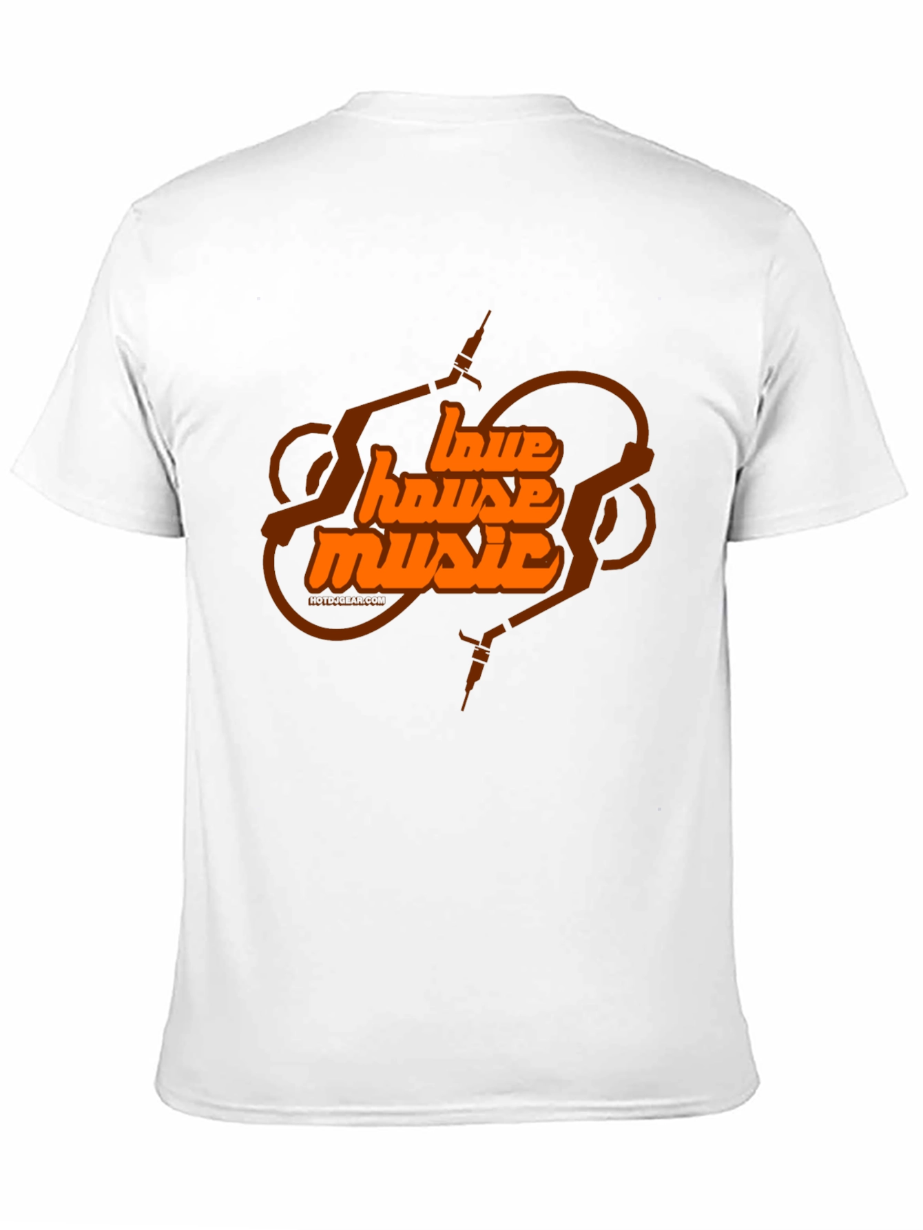 Love House Music Black Graphic T-Shirt