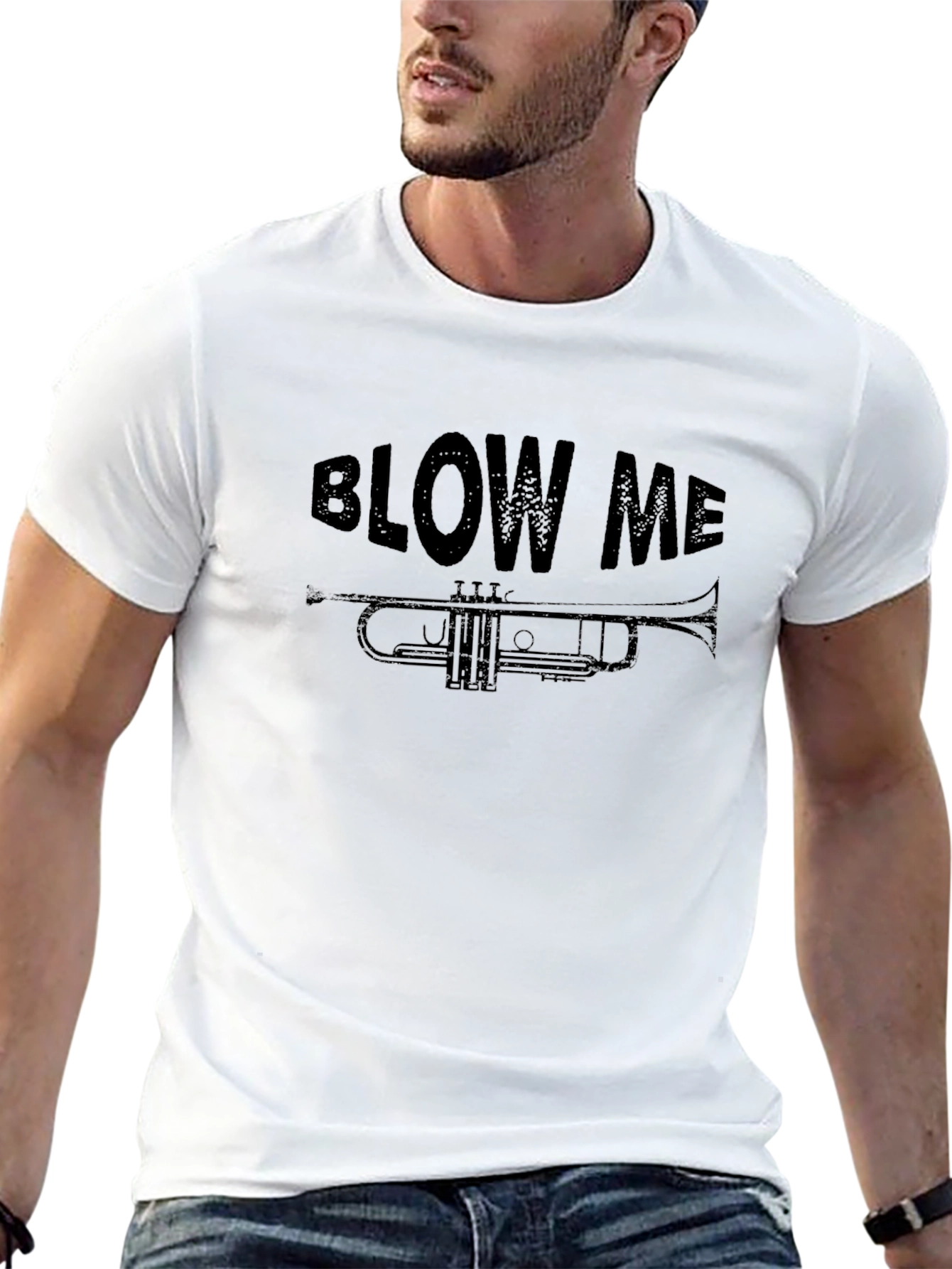 Blow Me Trumpet T-Shirt - Funny Band Tee