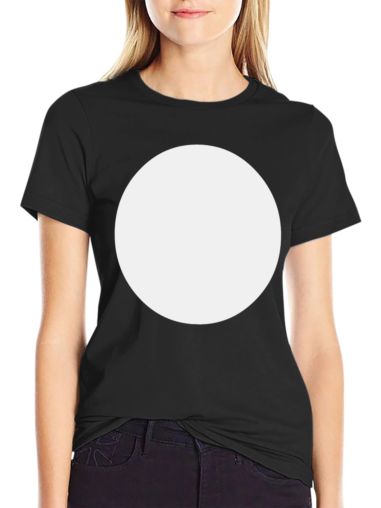 Blank Canvas Black Crew Neck T-Shirt