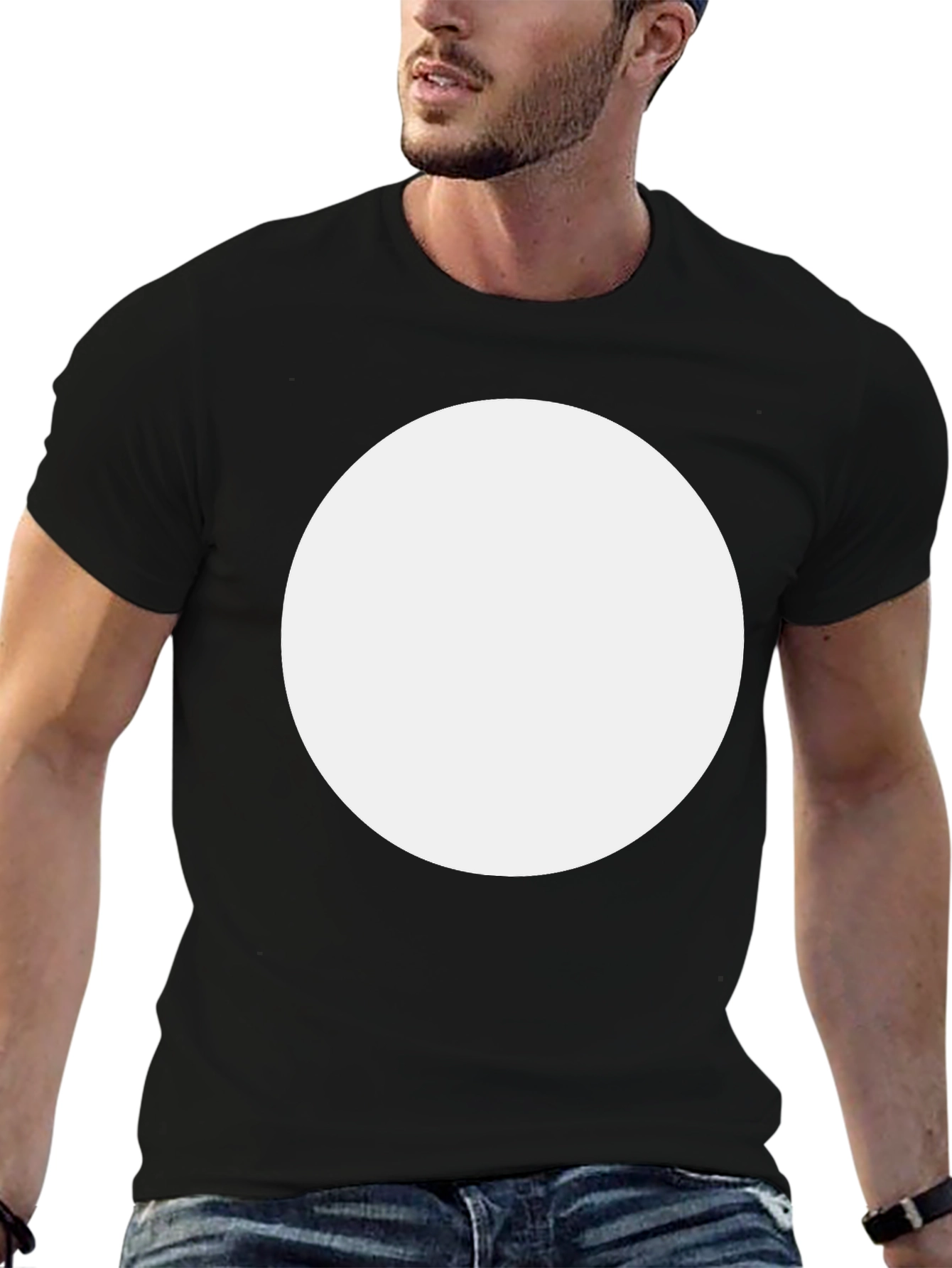 Blank Canvas Black Crew Neck T-Shirt