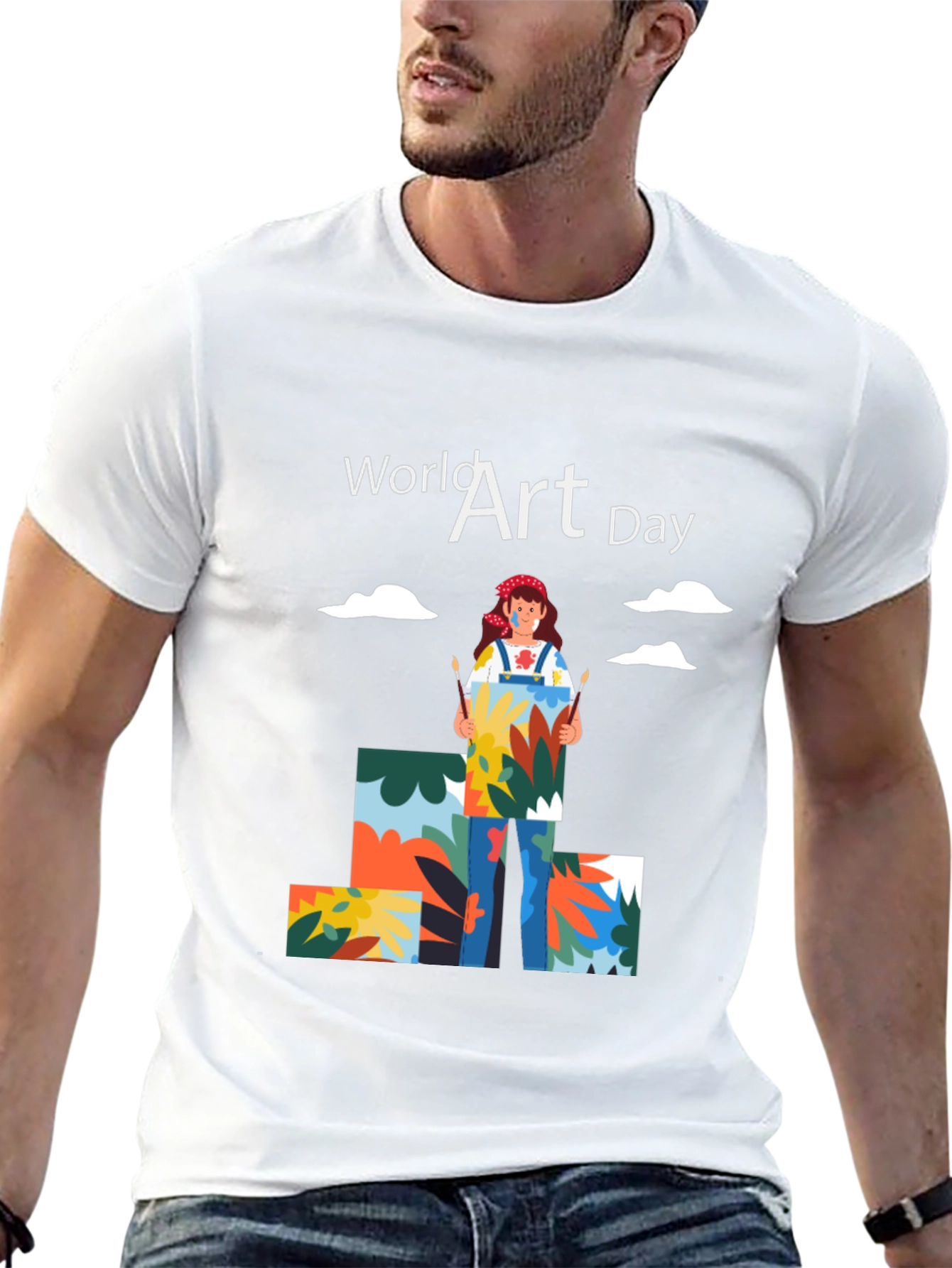 World Art Day T-Shirt Artist Design