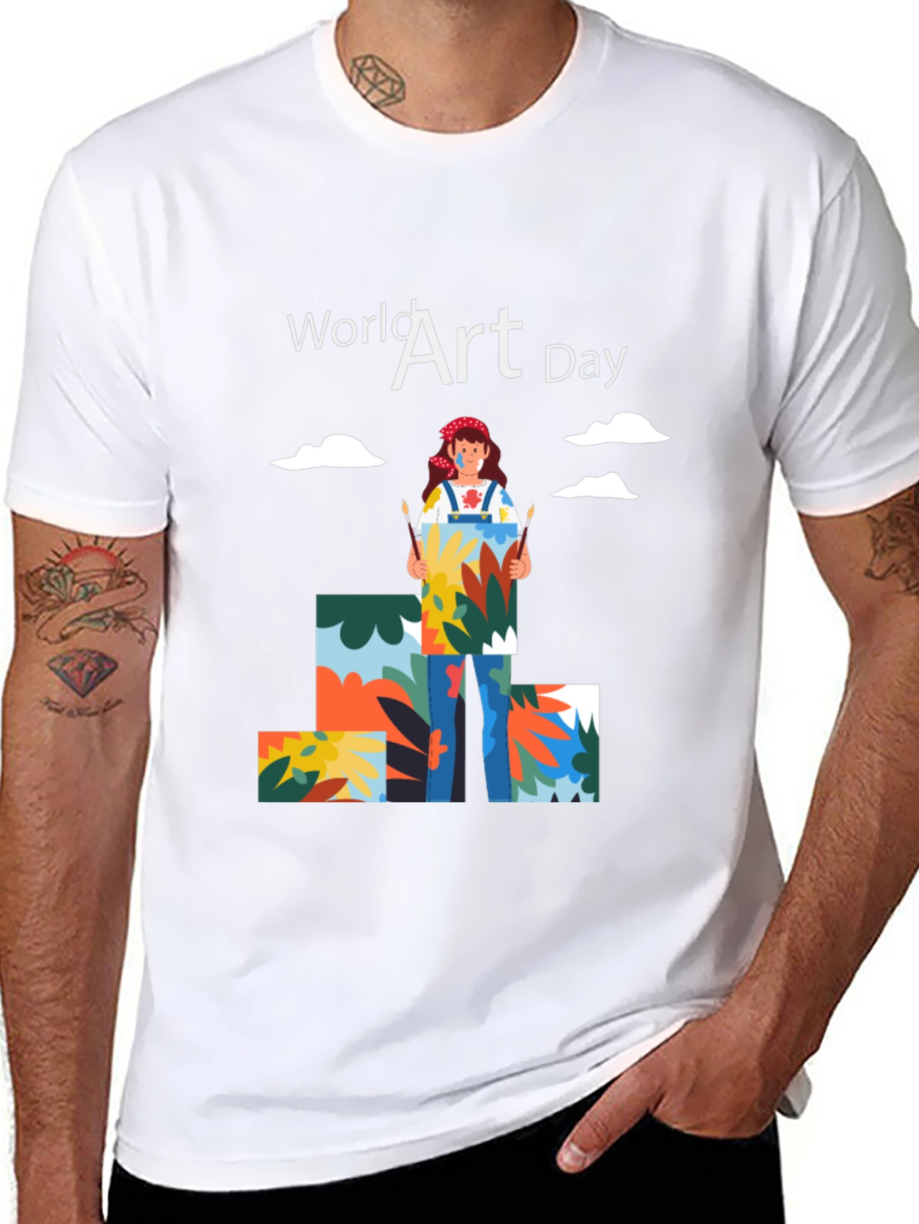 World Art Day T-Shirt Artist Design