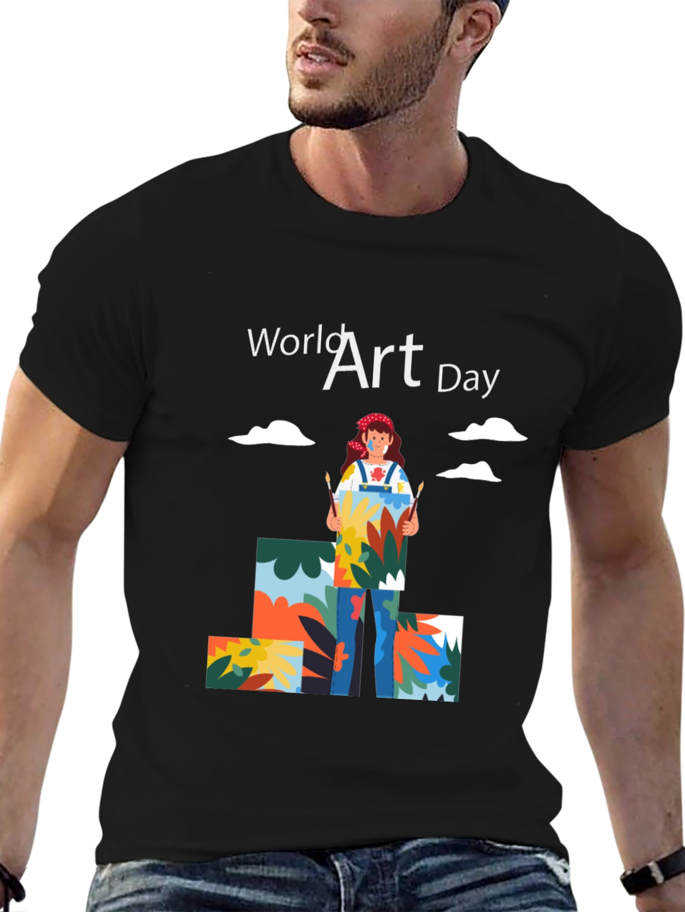World Art Day T-Shirt Artist Design