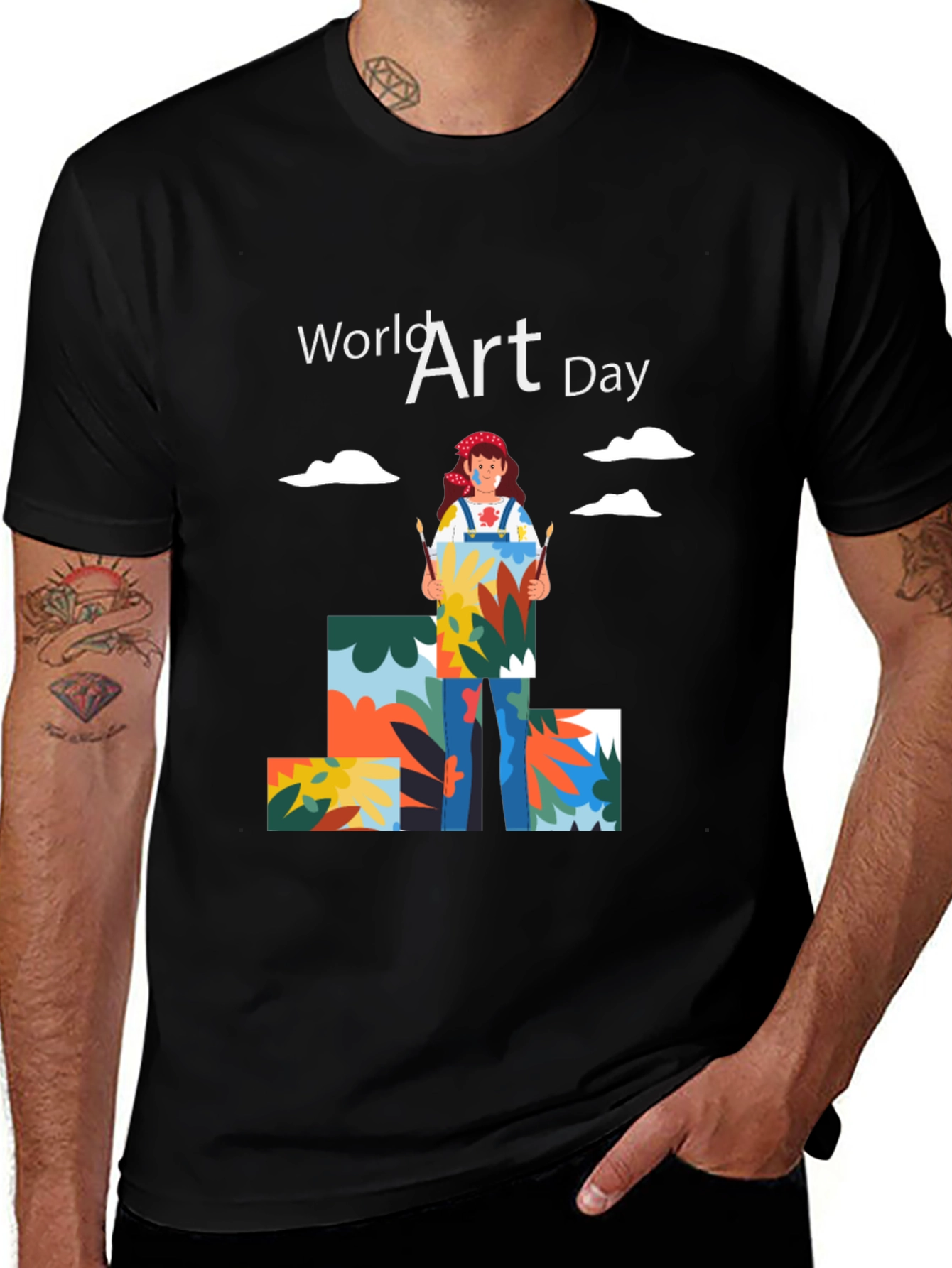 World Art Day T-Shirt Artist Design