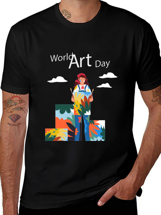 World Art Day T-Shirt Artist Design