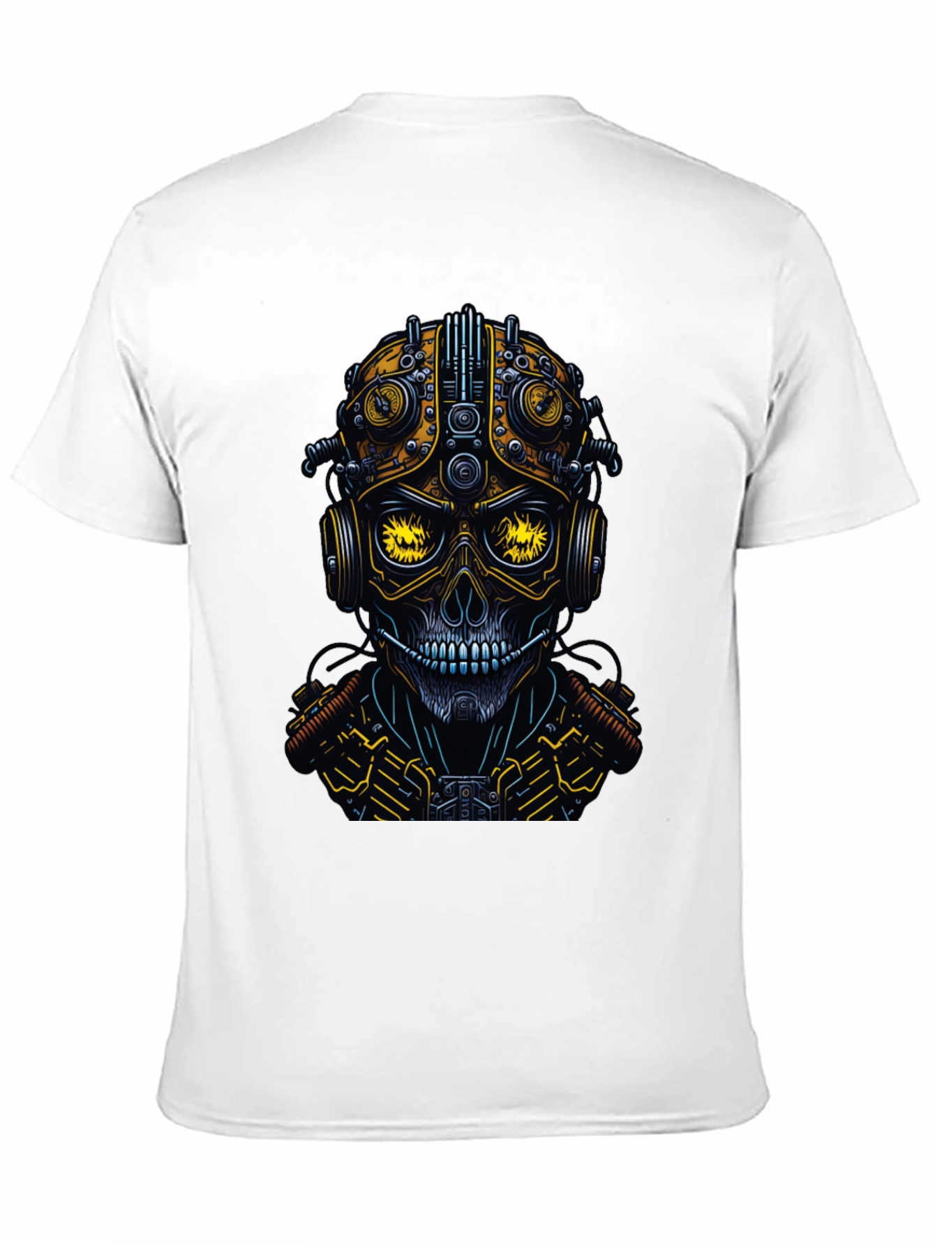 Steampunk Skull T-Shirt - Cyberpunk Style