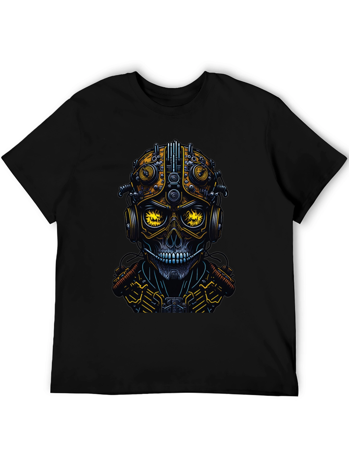 Steampunk Skull T-Shirt - Cyberpunk Style