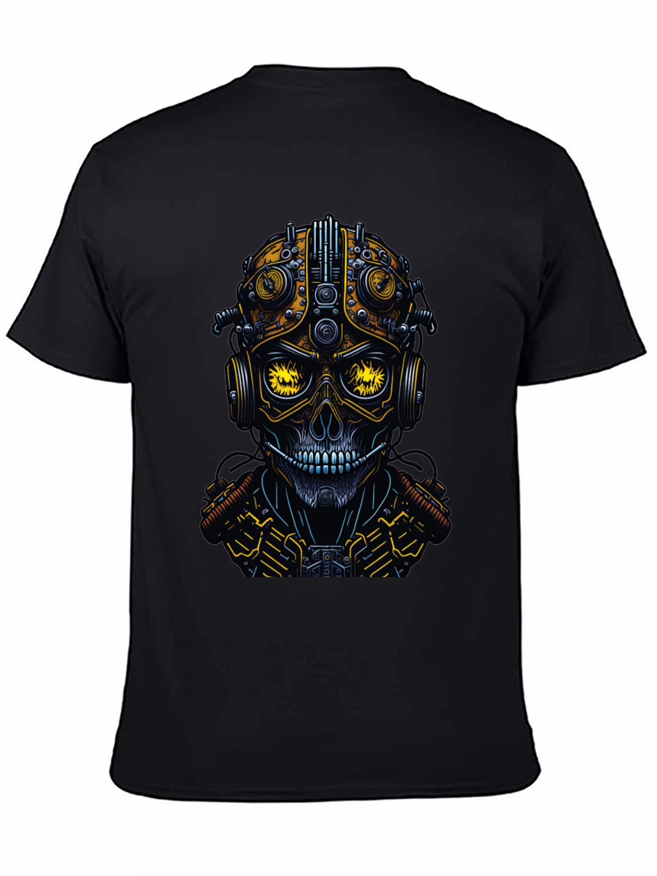 Steampunk Skull T-Shirt - Cyberpunk Style