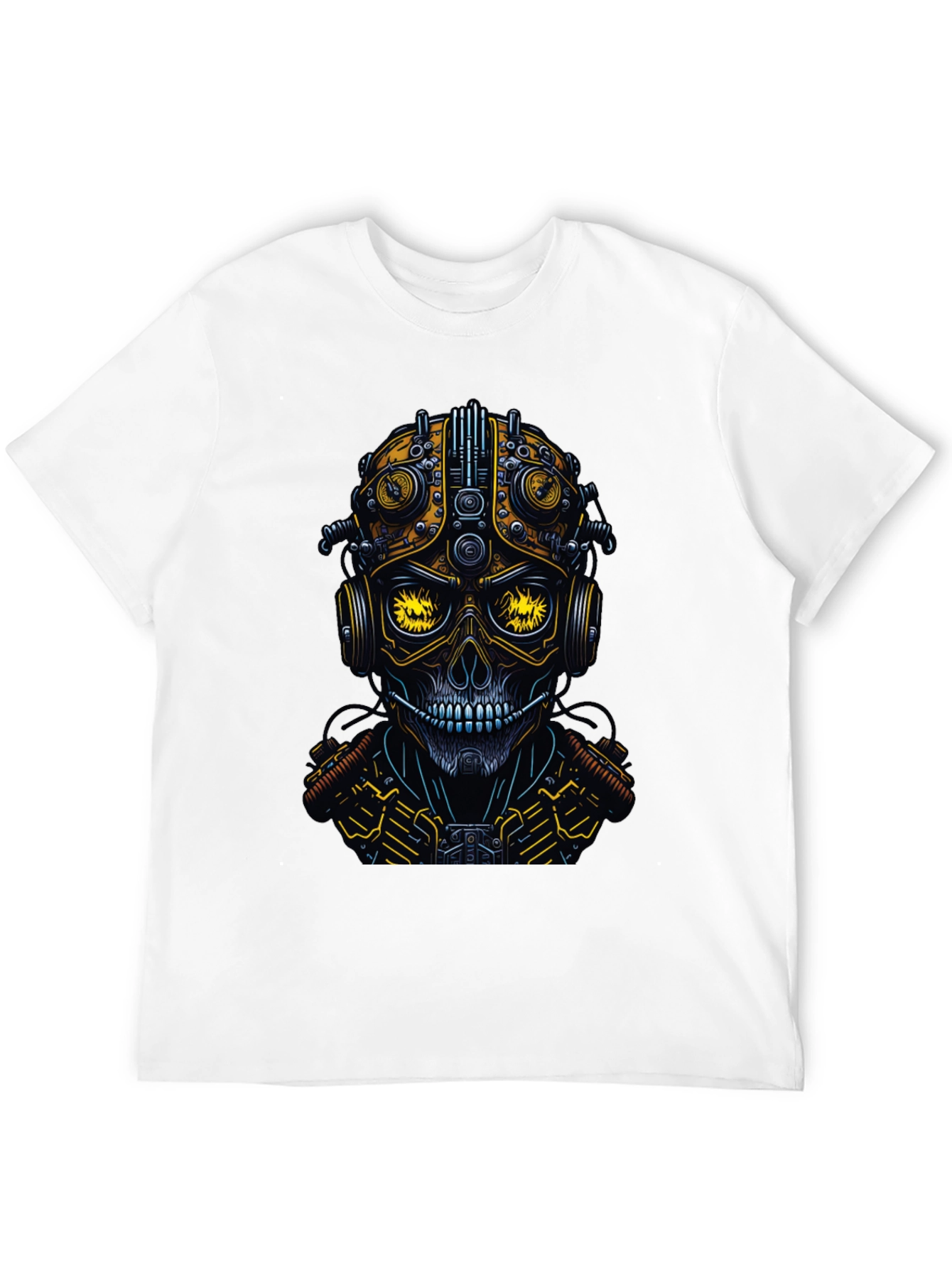 Steampunk Skull T-Shirt - Cyberpunk Style