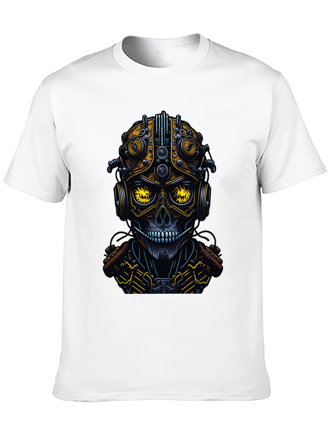 Steampunk Skull T-Shirt - Cyberpunk Style