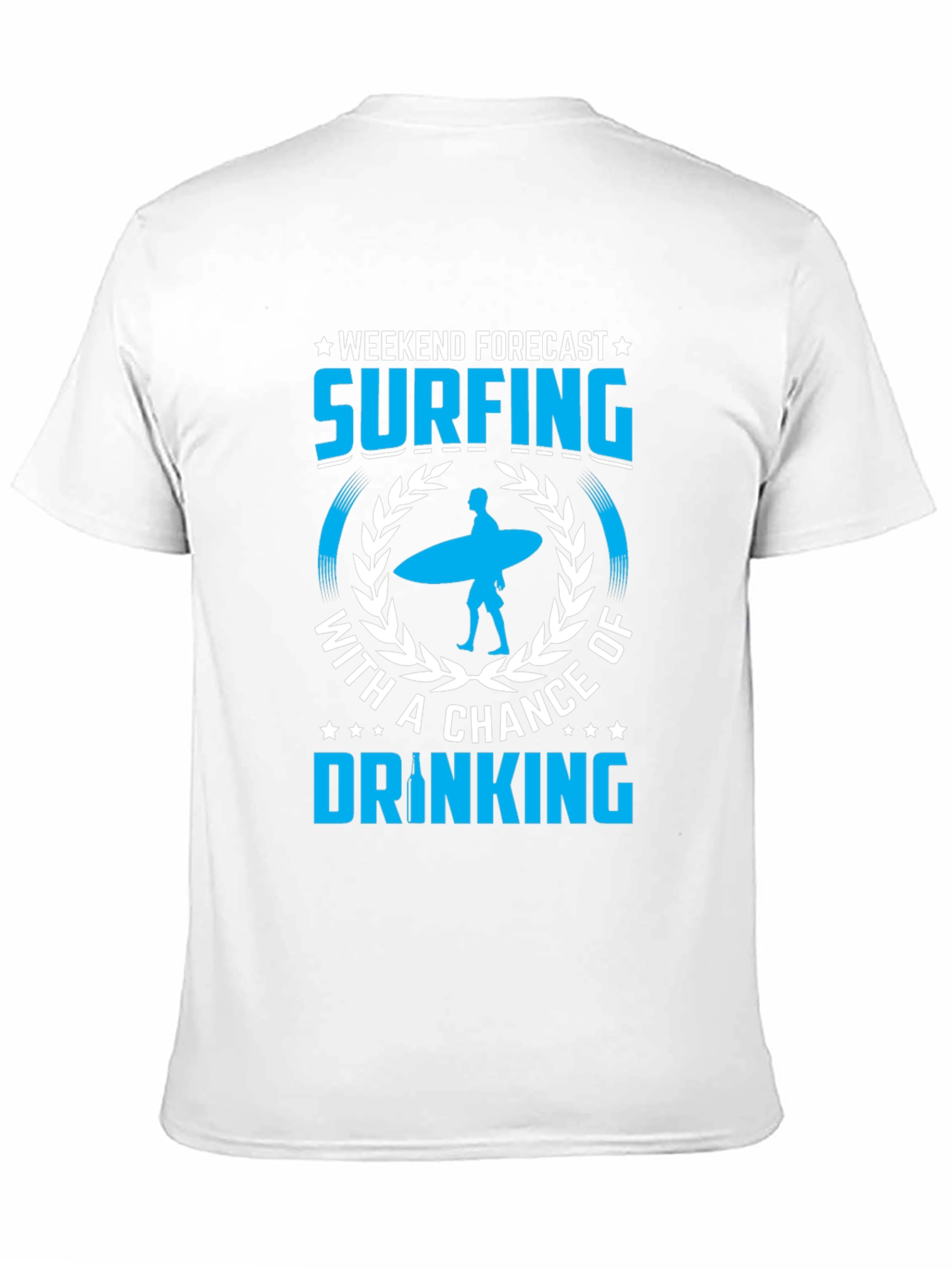 Surfing and Drinking Weekend Forecast T-Shirt
