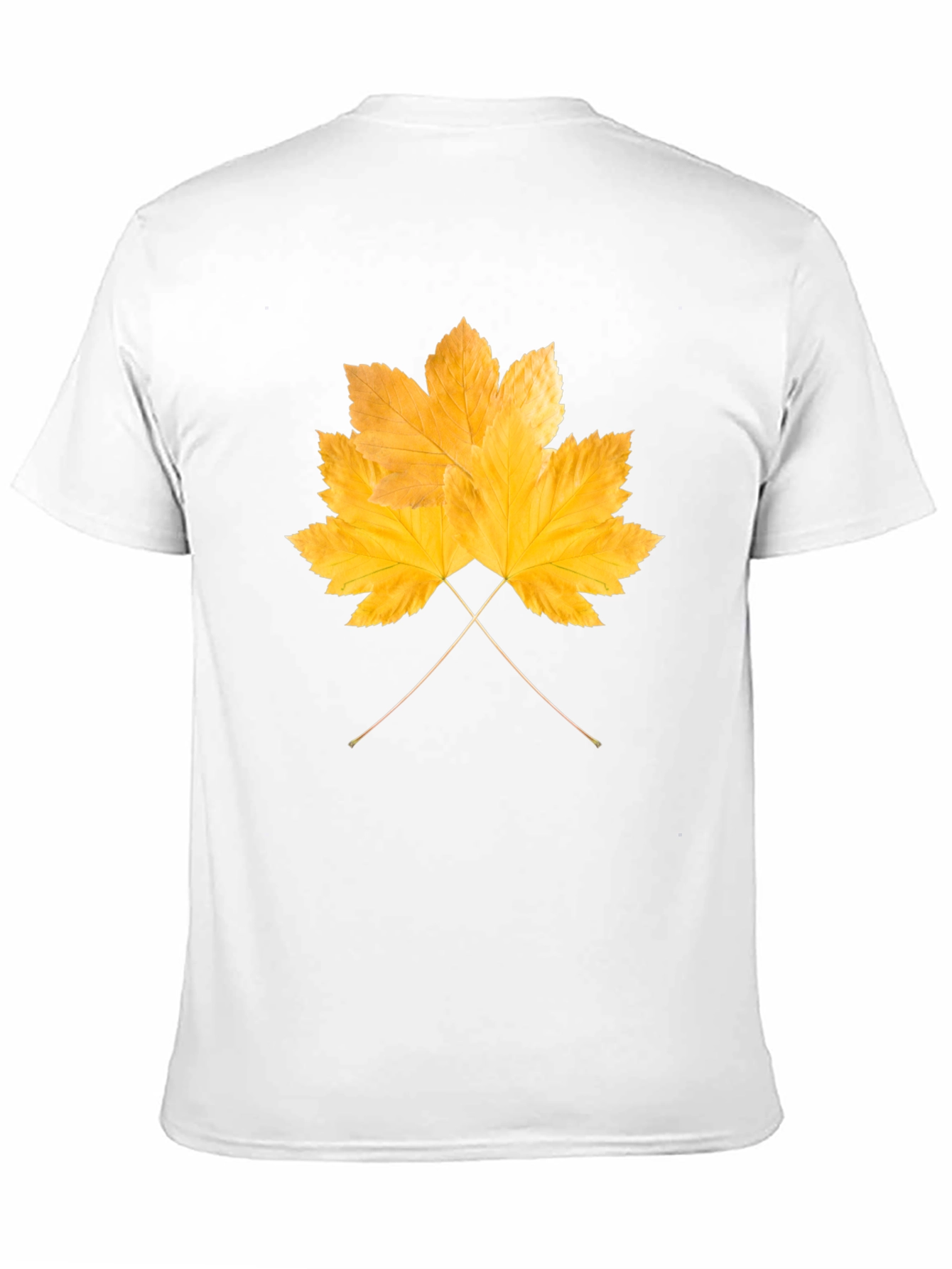 Autumn Leaf Graphic T-Shirt - Black Cotton Tee