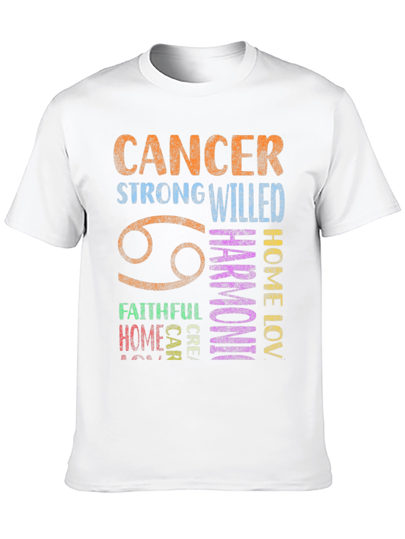 Cancer Zodiac Graphic T-Shirt Astrology Sign Tee