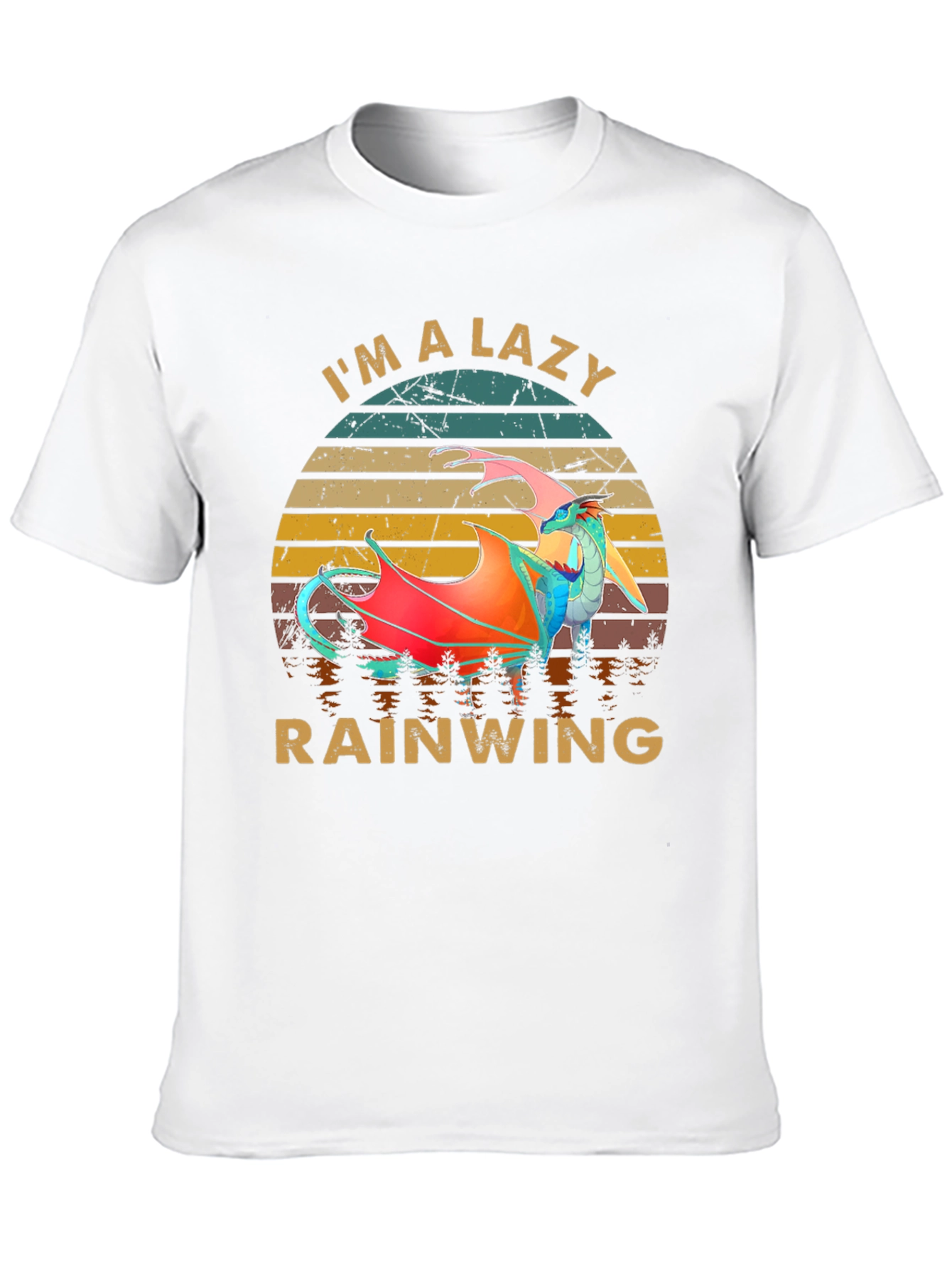 Lazy Rainwing Graphic Tee - Dragon Lover Shirt