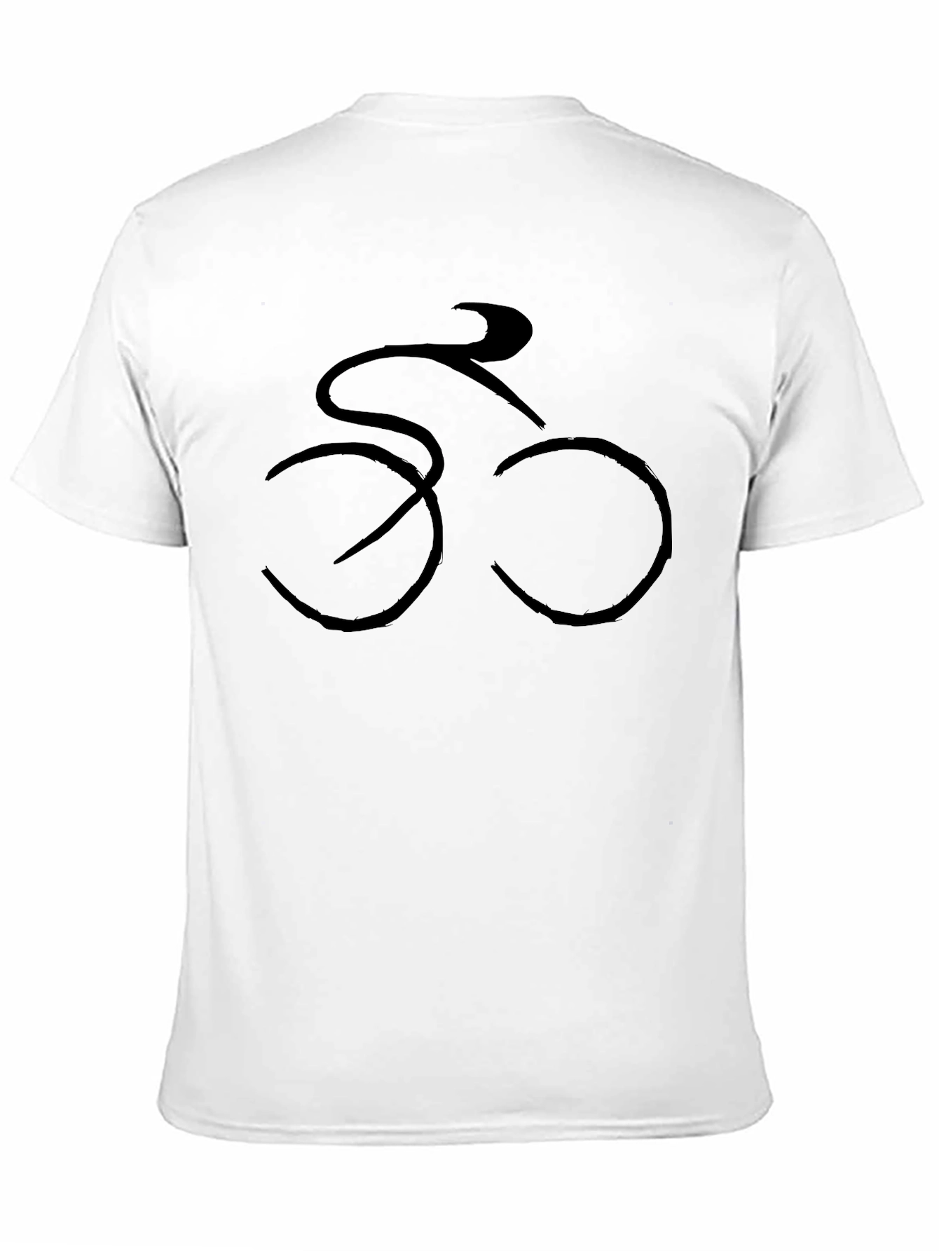 Cycling Silhouette Black T-Shirt