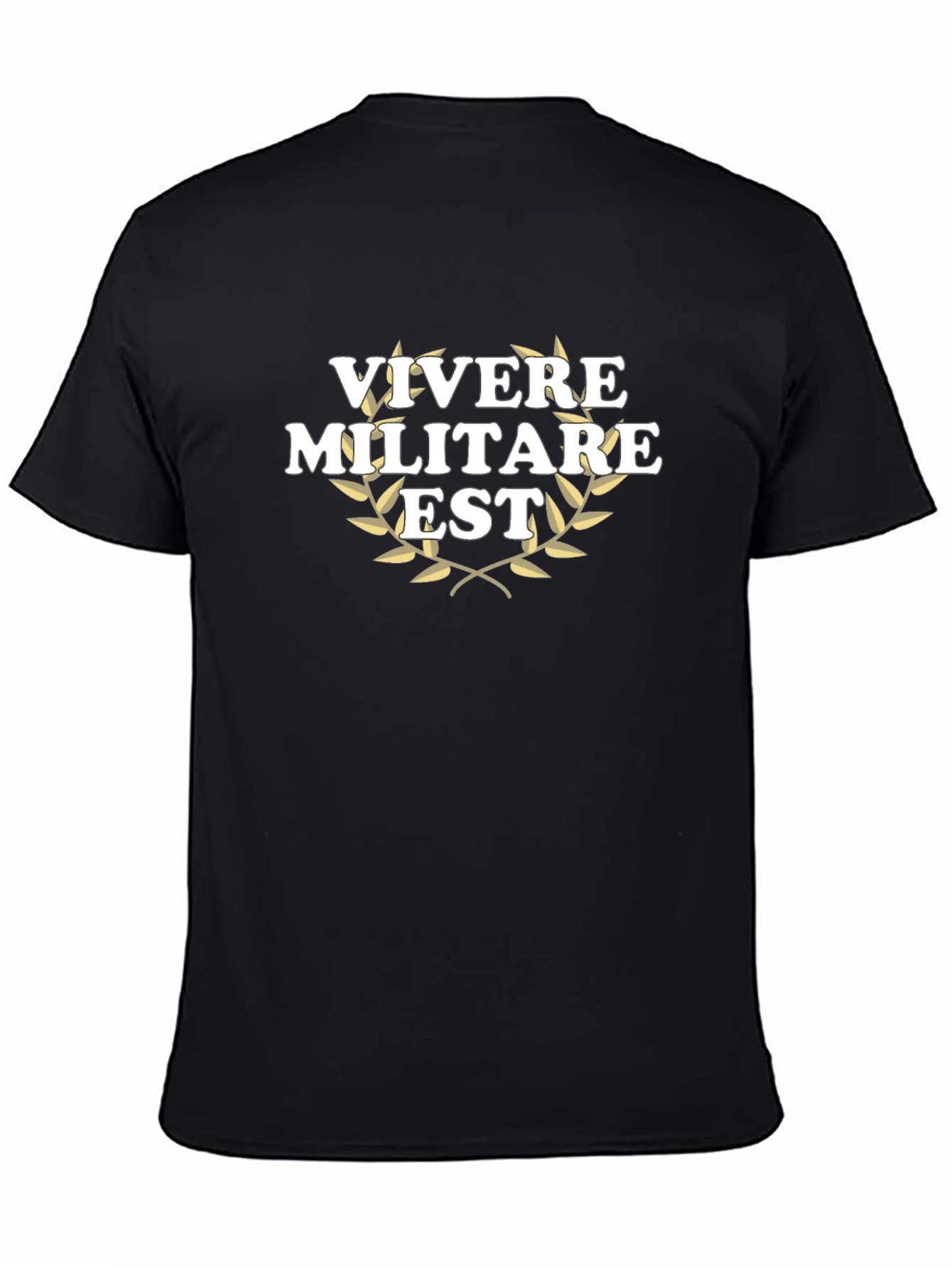 Vivere Militare Est T-Shirt - Roman Philosophy Tee