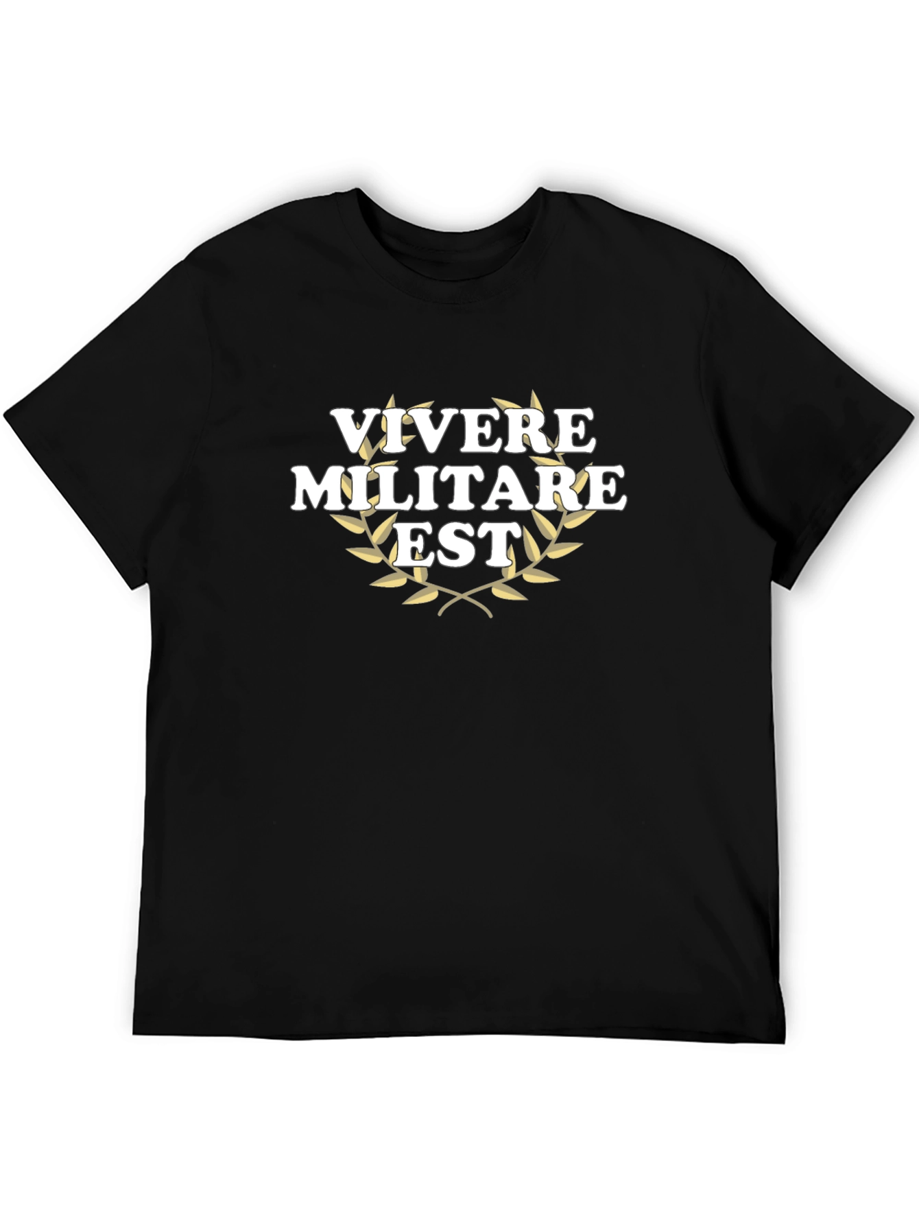 Vivere Militare Est T-Shirt - Roman Philosophy Tee